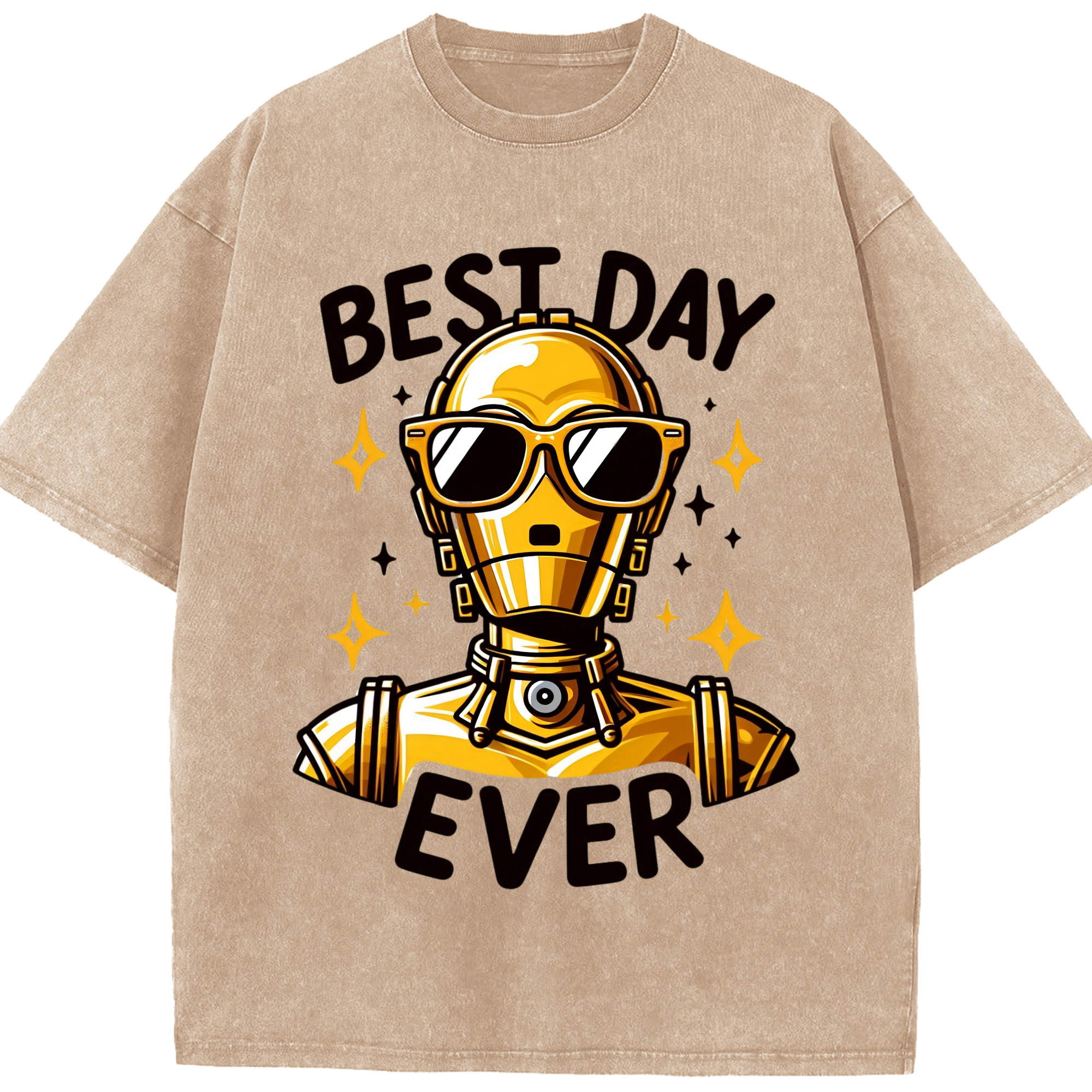 （画像用） スター・ウォーズ Star Wars 綿100% ヴィンテージ風 半袖Tシャツ（フロントプリント）