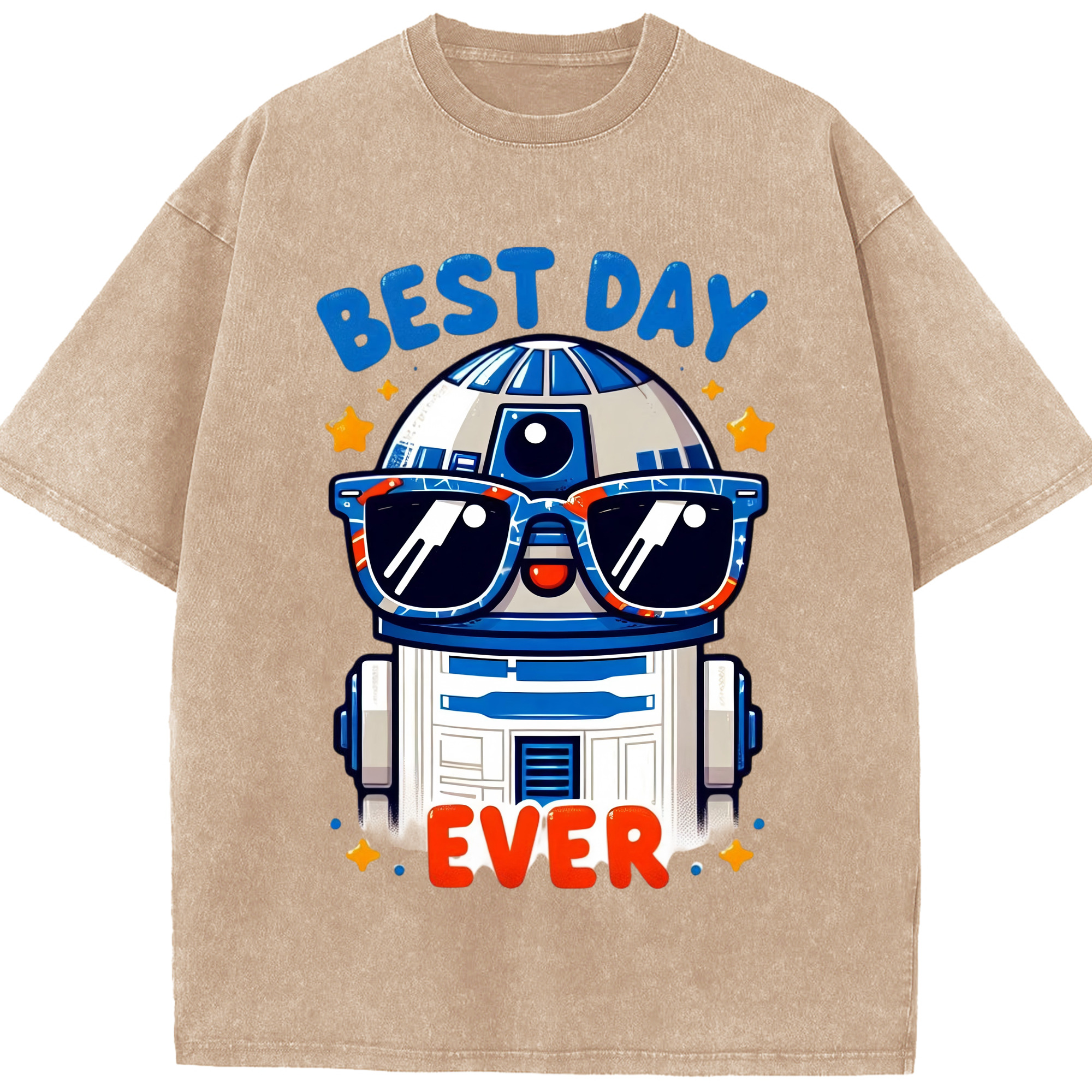 （画像用） スター・ウォーズ Star Wars 綿100% ヴィンテージ風 半袖Tシャツ（フロントプリント）