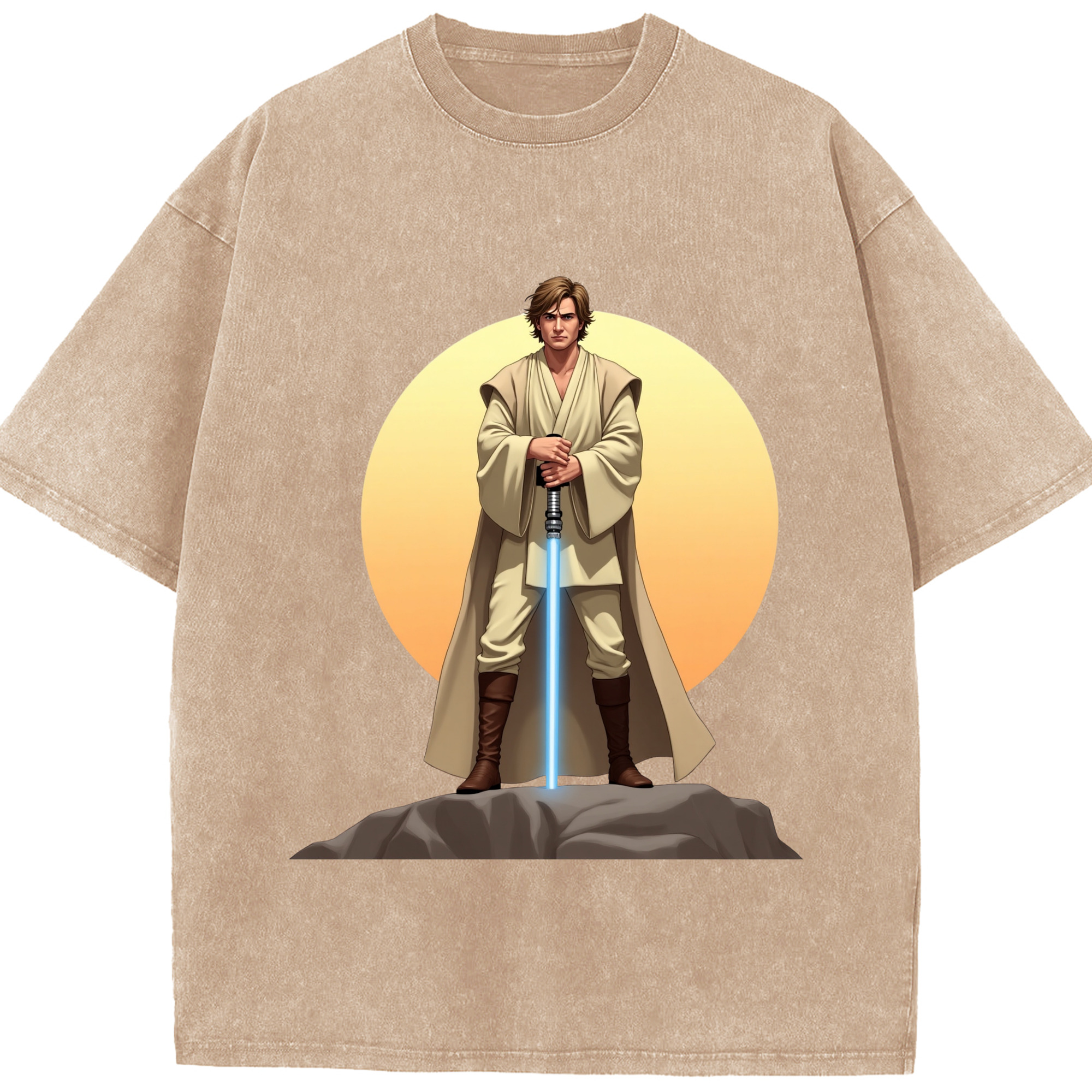 （画像用） スター・ウォーズ Star Wars 綿100% ヴィンテージ風 半袖Tシャツ（フロントプリント）