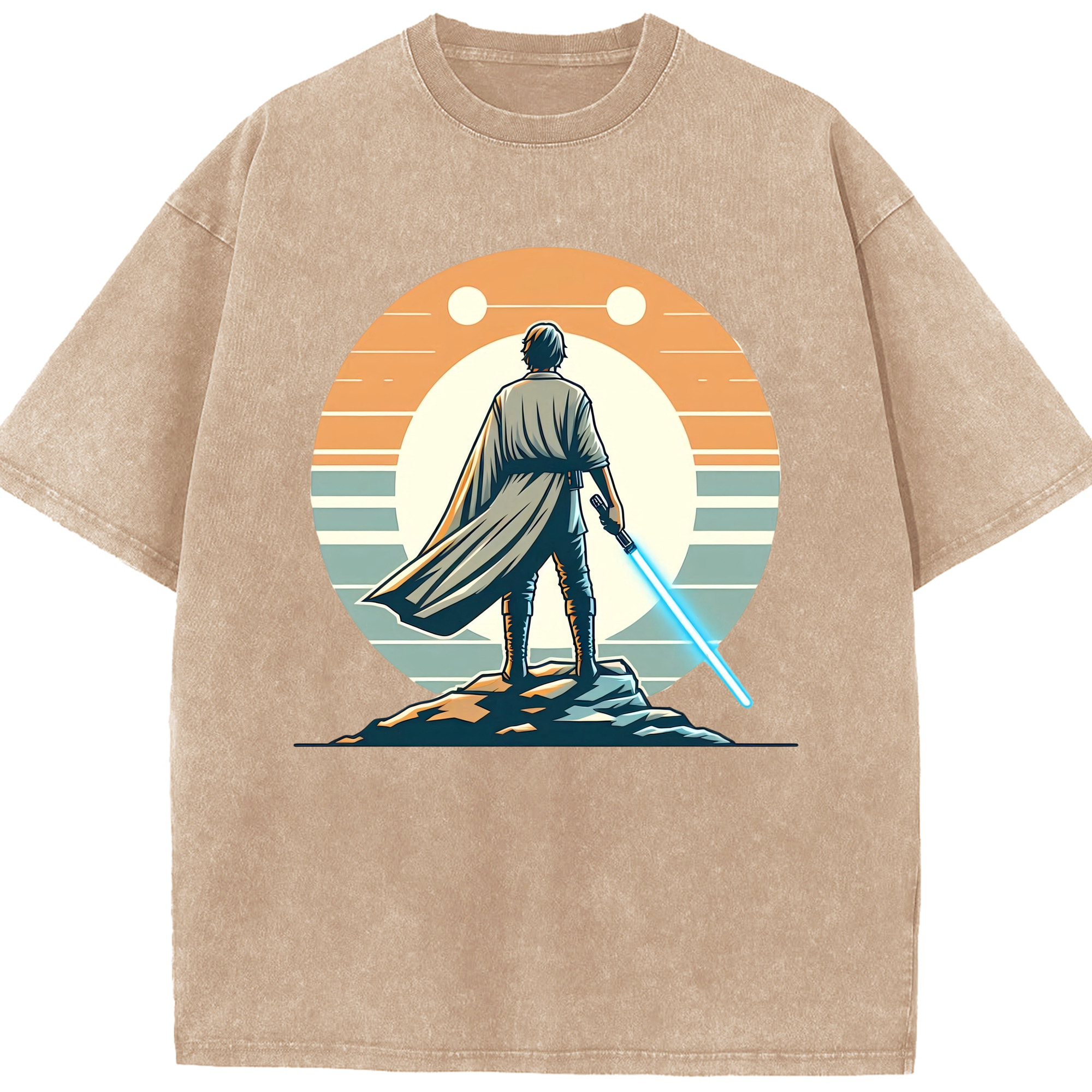 （画像用） スター・ウォーズ Star Wars 綿100% ヴィンテージ風 半袖Tシャツ（フロントプリント）