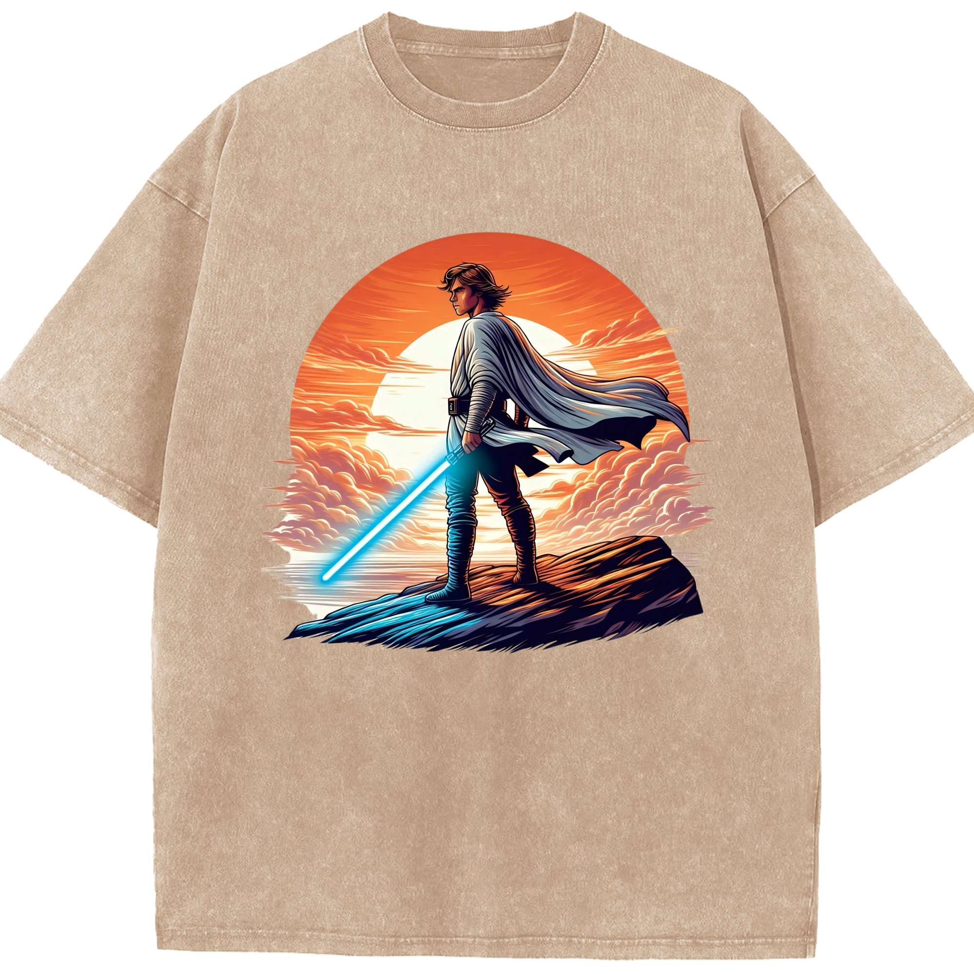 （画像用） スター・ウォーズ Star Wars 綿100% ヴィンテージ風 半袖Tシャツ（フロントプリント）