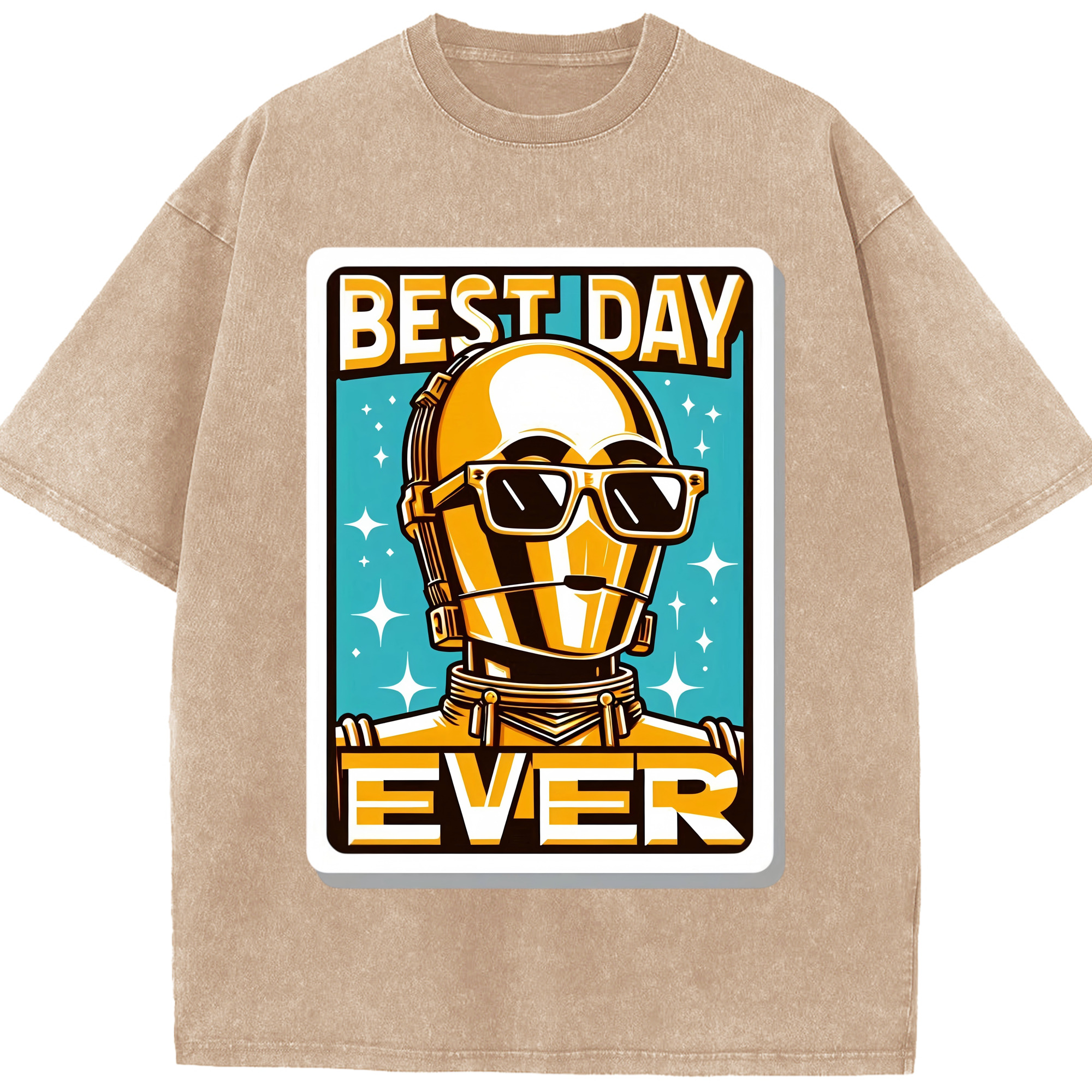 （画像用） スター・ウォーズ Star Wars 綿100% ヴィンテージ風 半袖Tシャツ（フロントプリント）