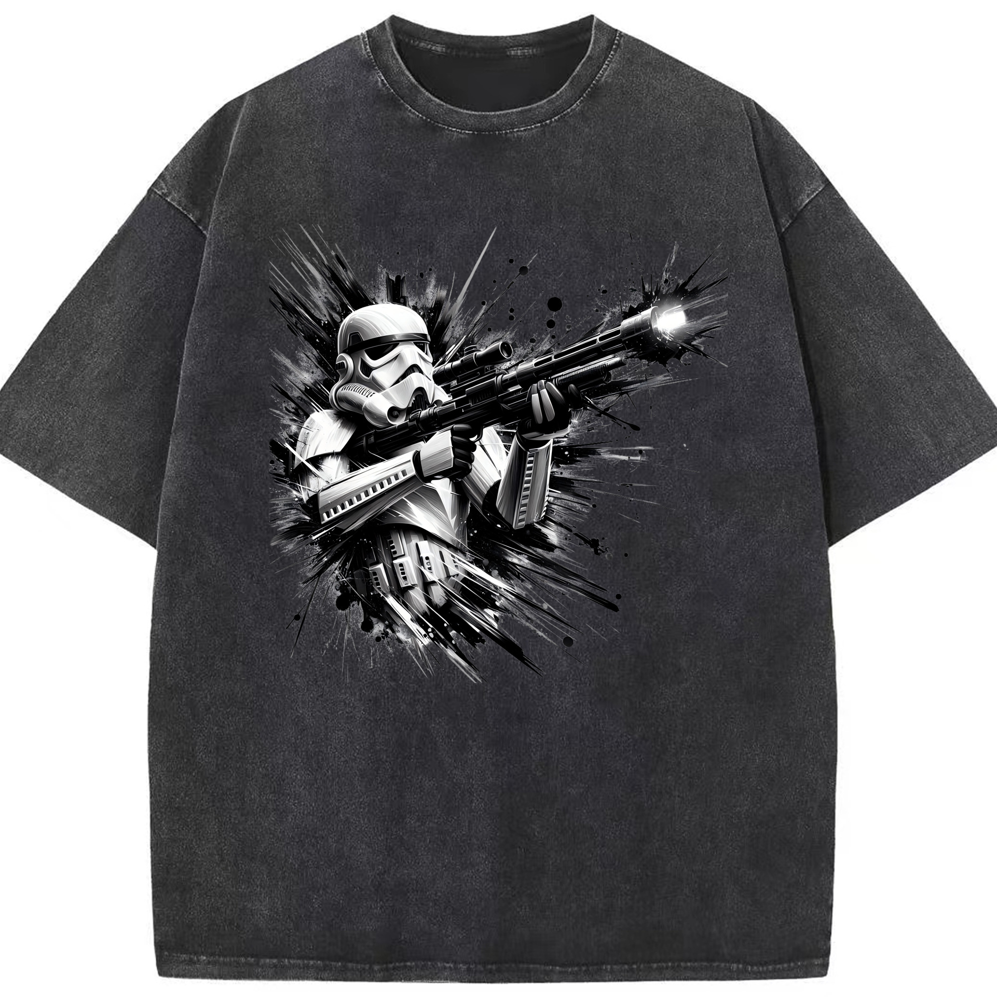 （画像用） スター・ウォーズ Star Wars 綿100% ヴィンテージ風 半袖Tシャツ（フロントプリント）