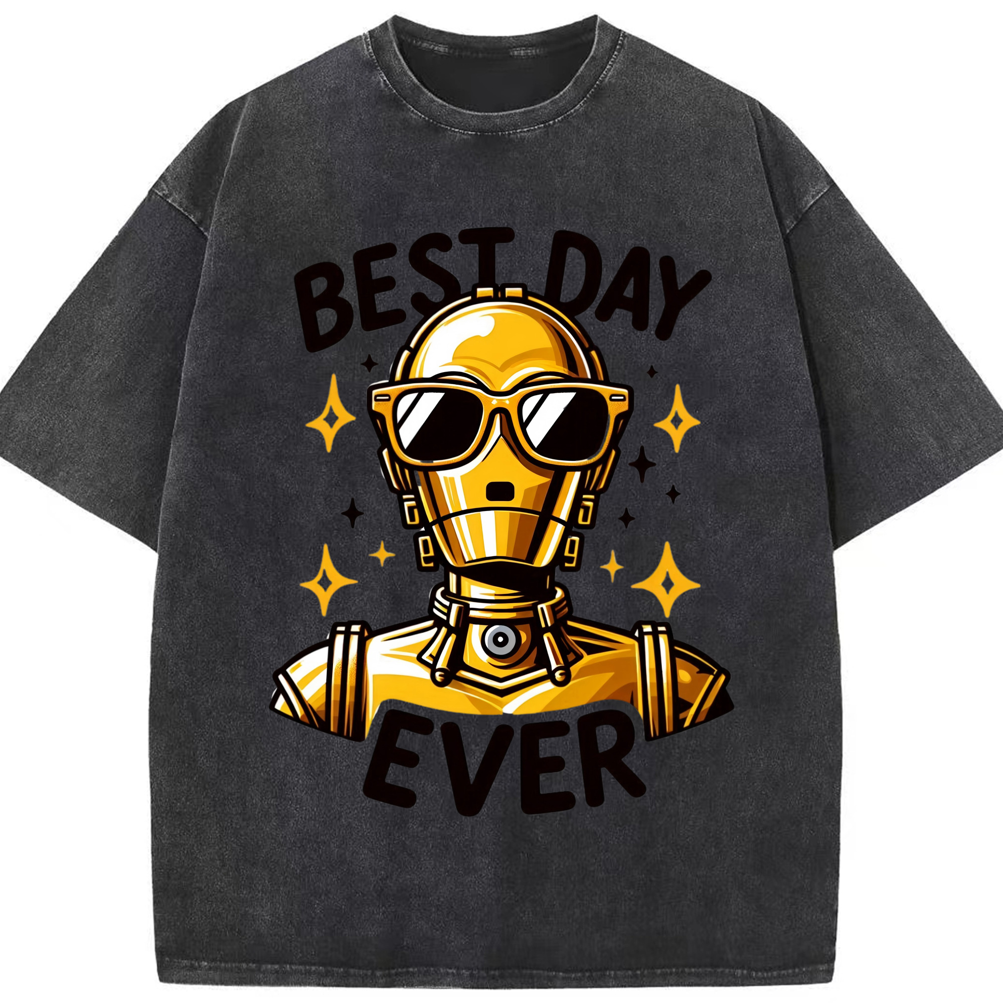 （画像用） スター・ウォーズ Star Wars 綿100% ヴィンテージ風 半袖Tシャツ（フロントプリント）