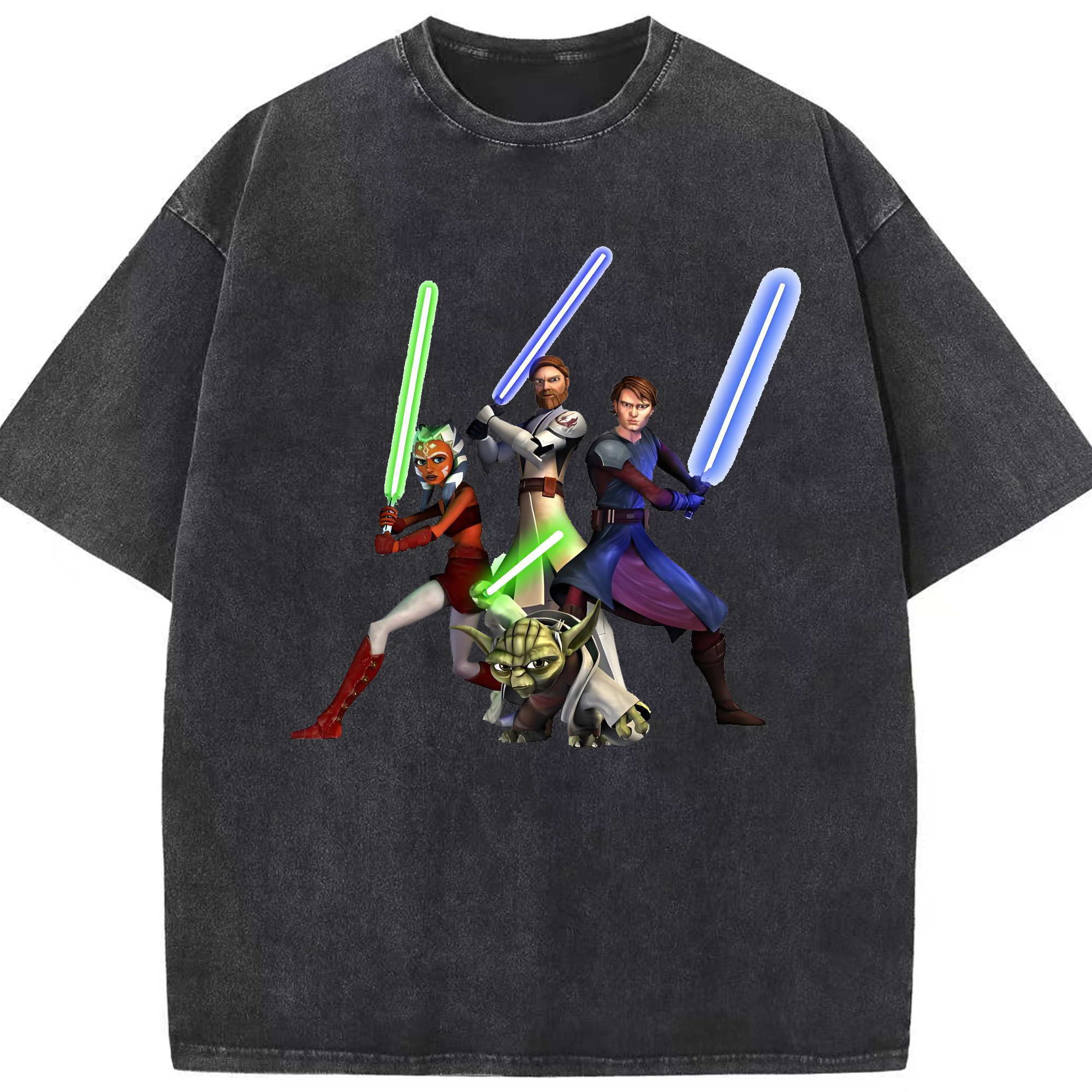 （画像用） スター・ウォーズ Star Wars 綿100% ヴィンテージ風 半袖Tシャツ（フロントプリント）