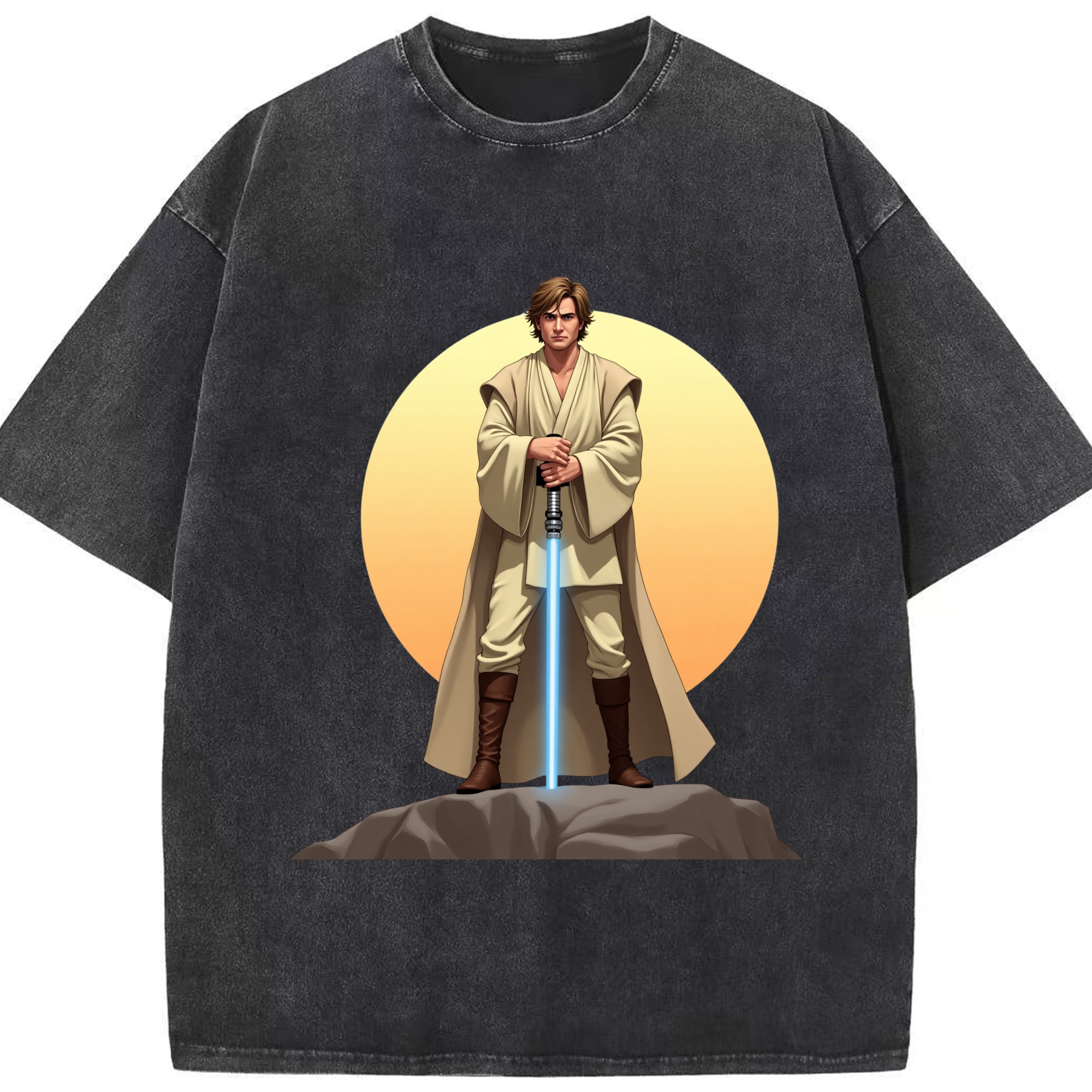 （画像用） スター・ウォーズ Star Wars 綿100% ヴィンテージ風 半袖Tシャツ（フロントプリント）