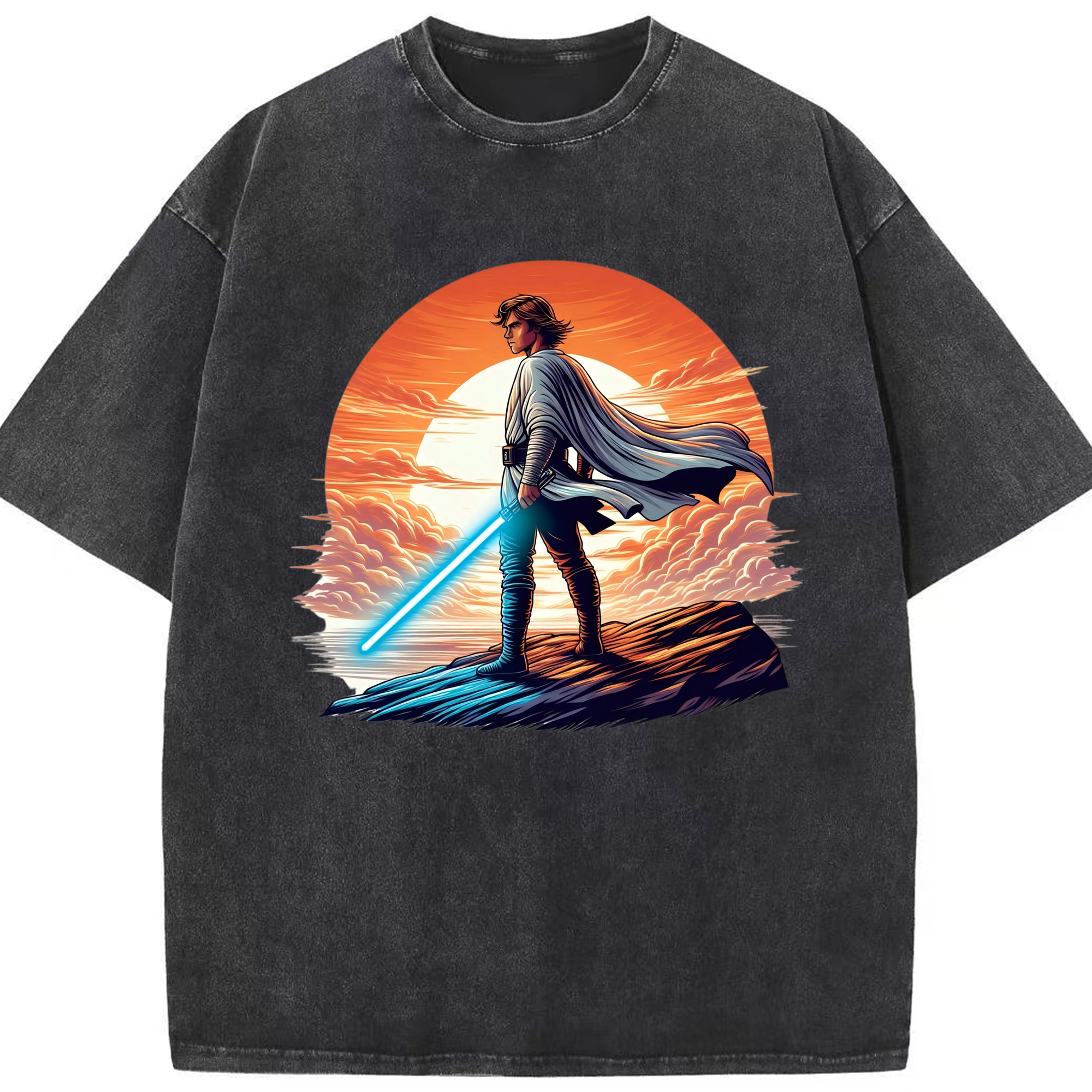 （画像用） スター・ウォーズ Star Wars 綿100% ヴィンテージ風 半袖Tシャツ（フロントプリント）