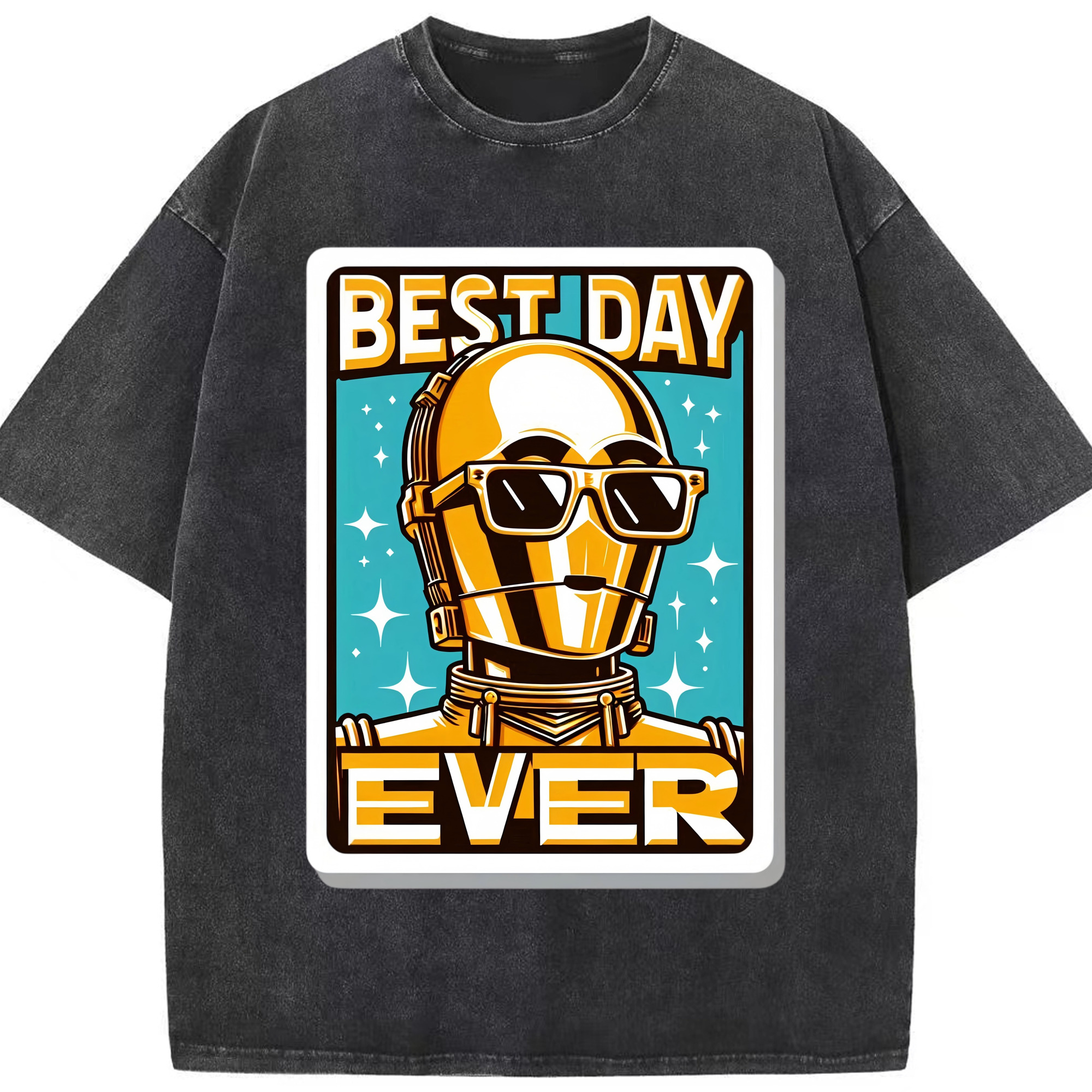 （画像用） スター・ウォーズ Star Wars 綿100% ヴィンテージ風 半袖Tシャツ（フロントプリント）