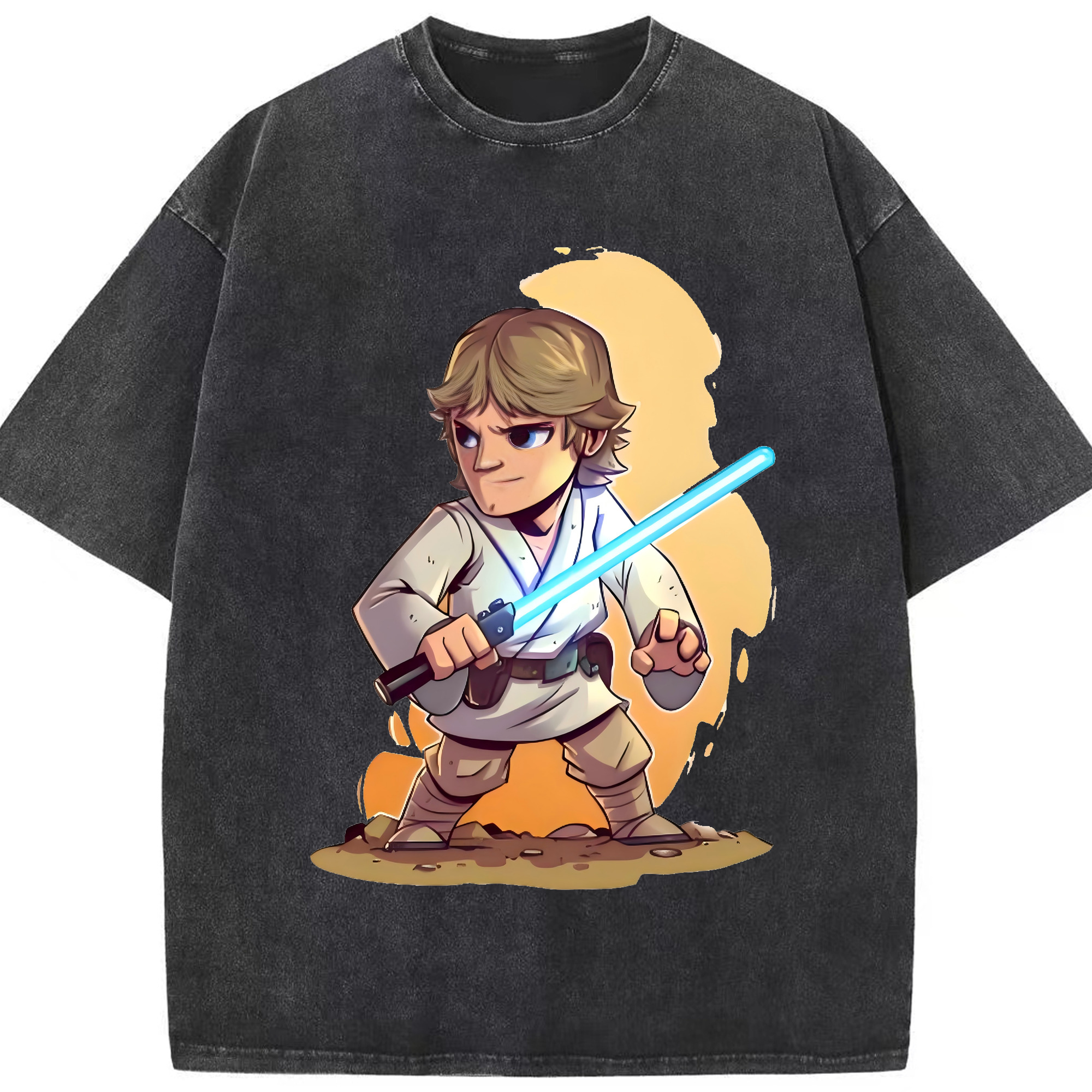 （画像用） スター・ウォーズ Star Wars 綿100% ヴィンテージ風 半袖Tシャツ（フロントプリント）