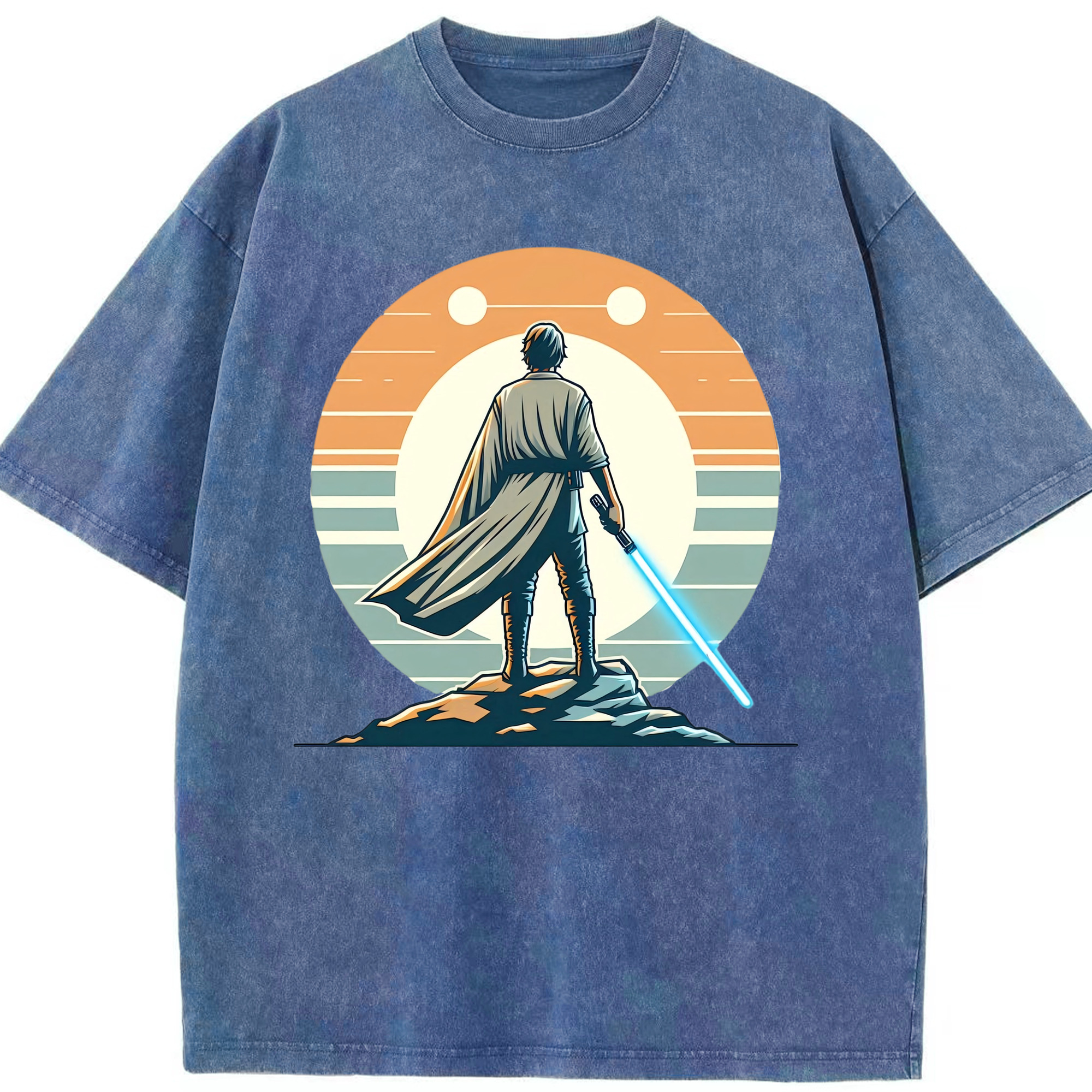 （画像用） スター・ウォーズ Star Wars 綿100% ヴィンテージ風 半袖Tシャツ（フロントプリント）
