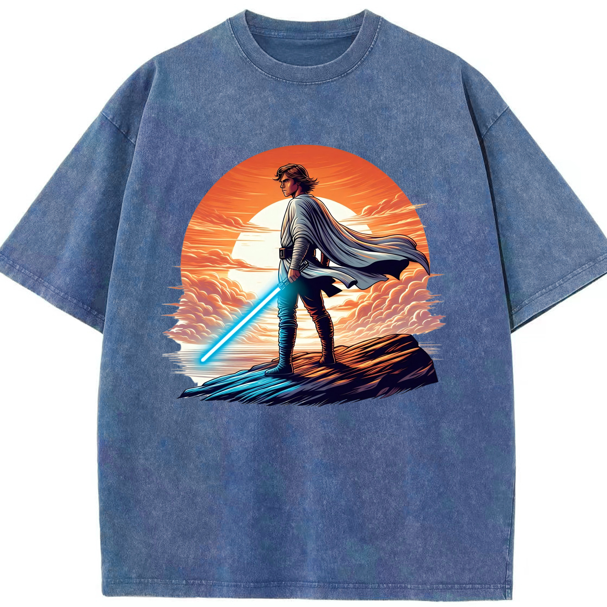 （画像用） スター・ウォーズ Star Wars 綿100% ヴィンテージ風 半袖Tシャツ（フロントプリント）