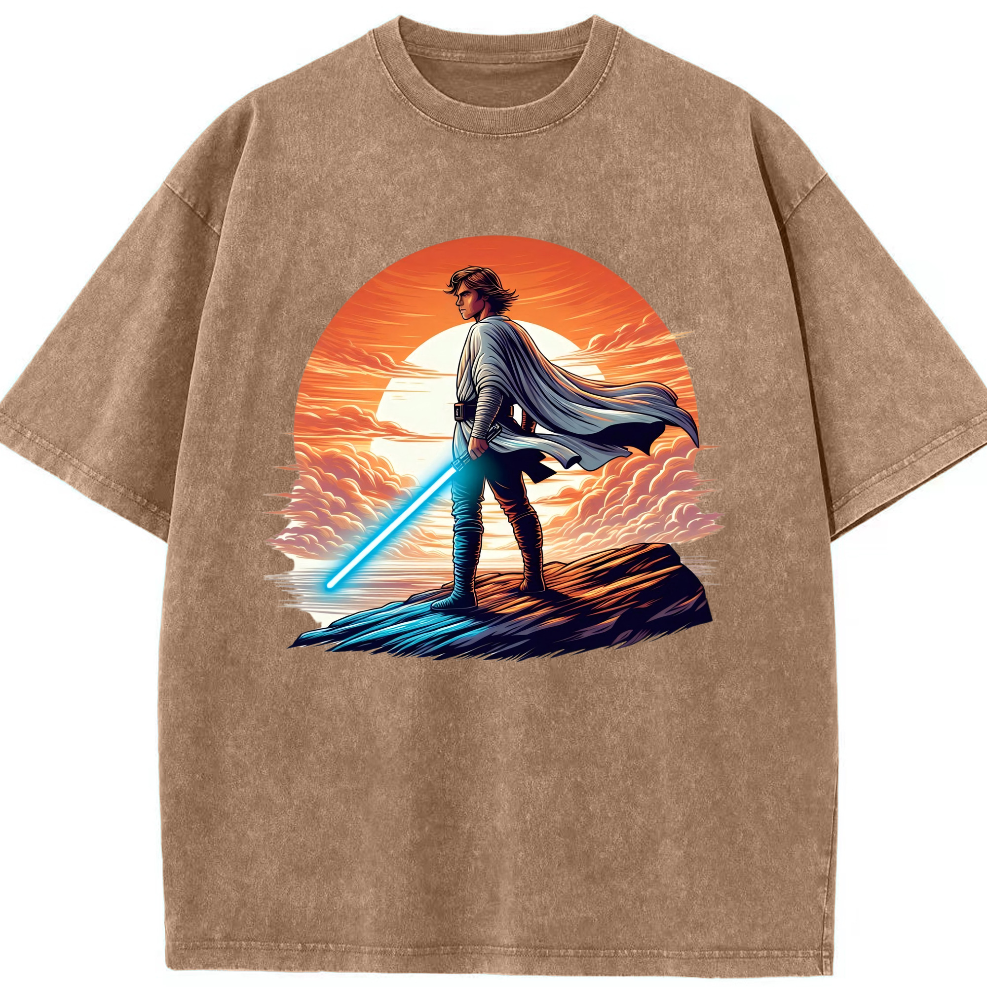 （画像用） スター・ウォーズ Star Wars 綿100% ヴィンテージ風 半袖Tシャツ（フロントプリント）