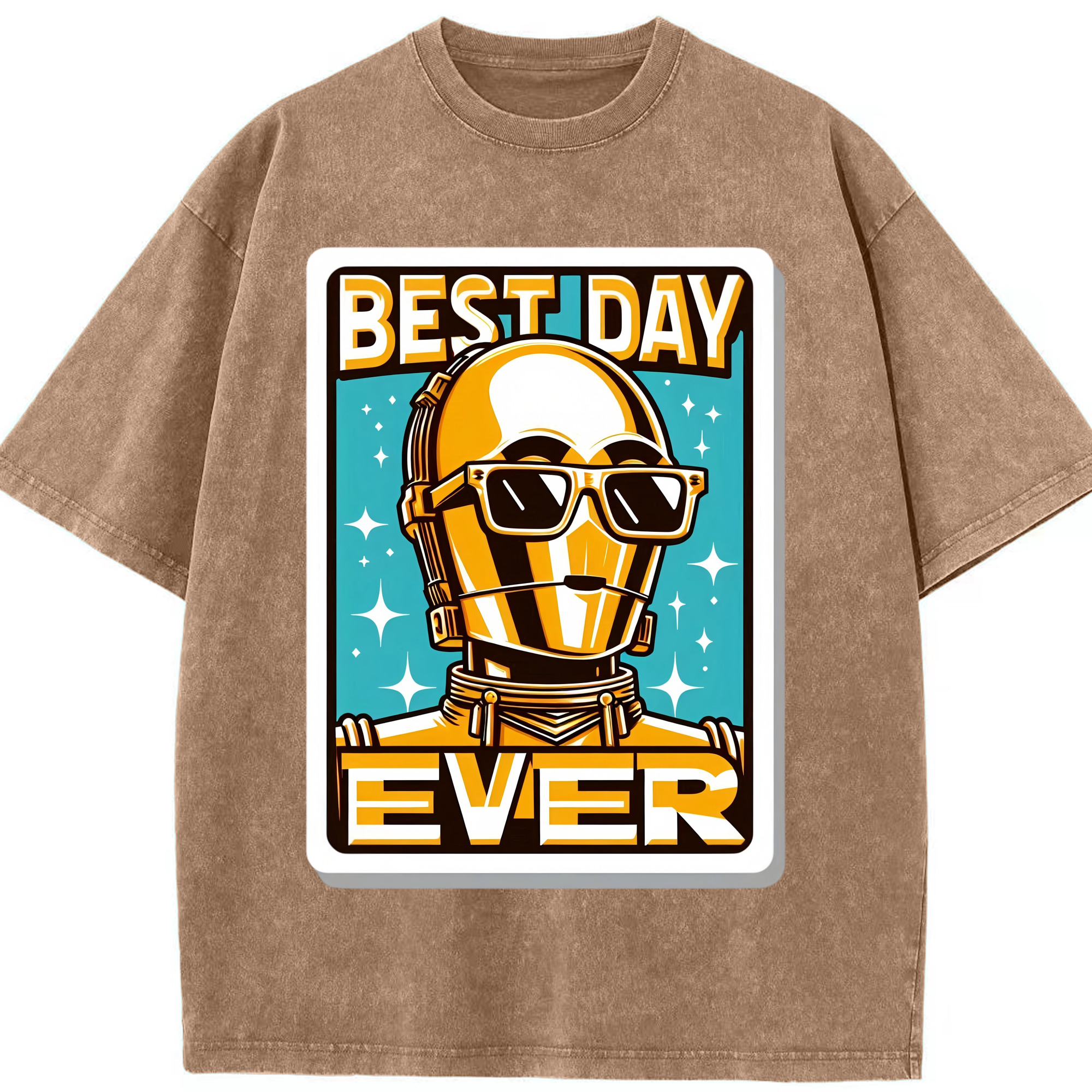（画像用） スター・ウォーズ Star Wars 綿100% ヴィンテージ風 半袖Tシャツ（フロントプリント）