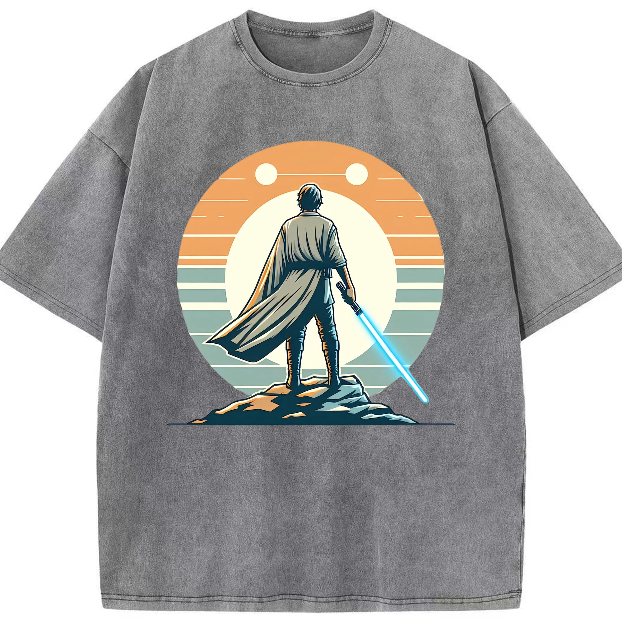 （画像用） スター・ウォーズ Star Wars 綿100% ヴィンテージ風 半袖Tシャツ（フロントプリント）