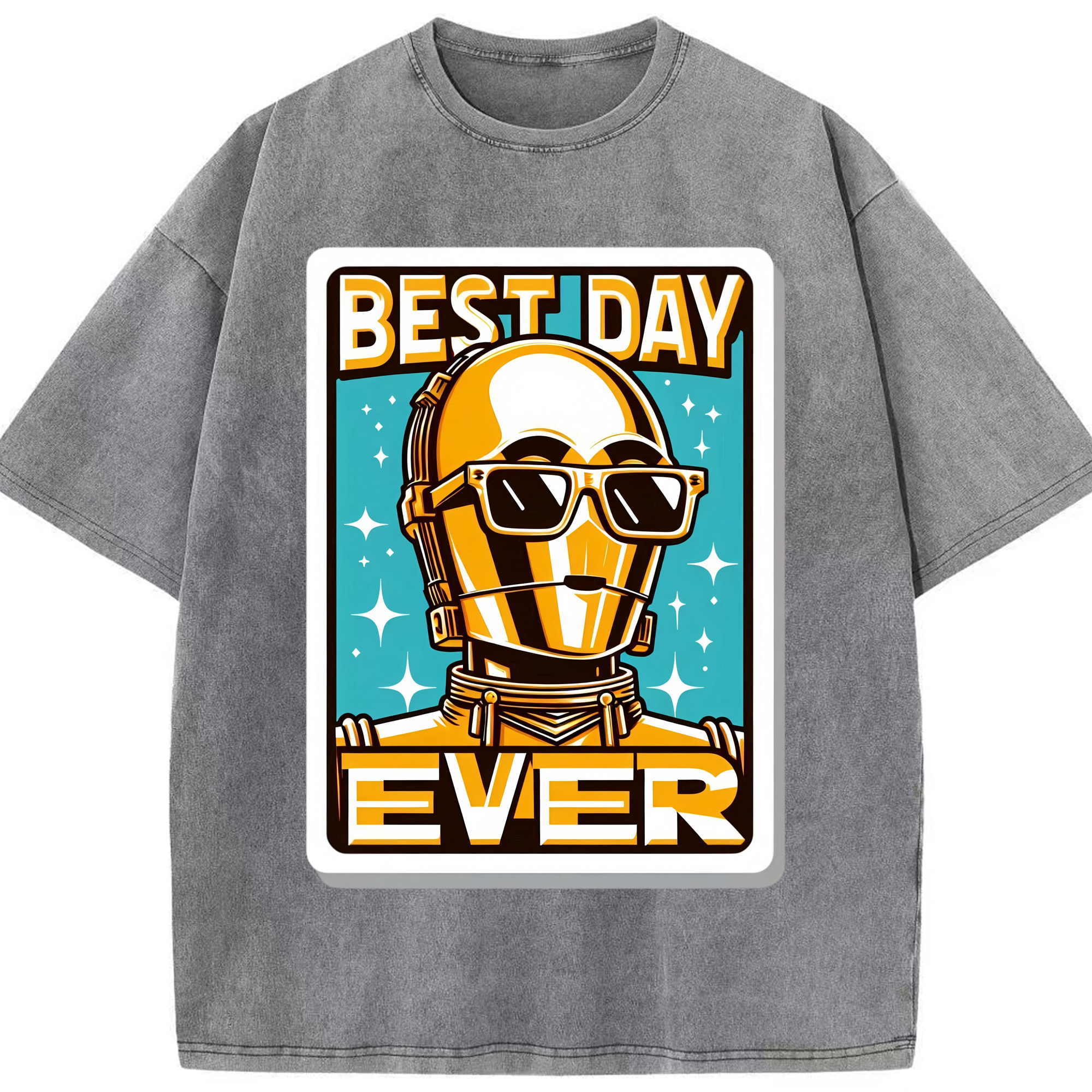 （画像用） スター・ウォーズ Star Wars 綿100% ヴィンテージ風 半袖Tシャツ（フロントプリント）