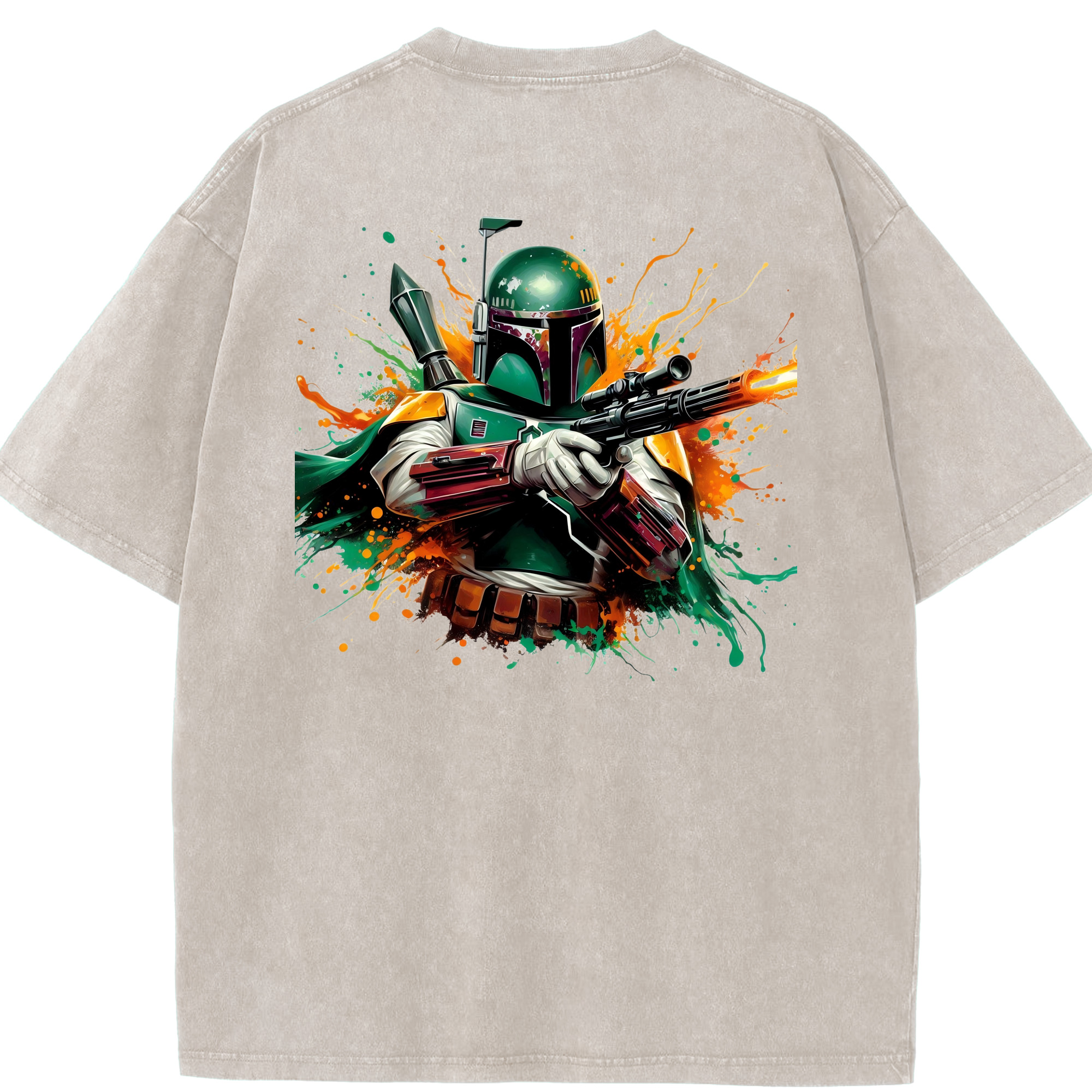 （画像用） スター・ウォーズ Star Wars 綿100% ヴィンテージ風 半袖Tシャツ（背面プリント）