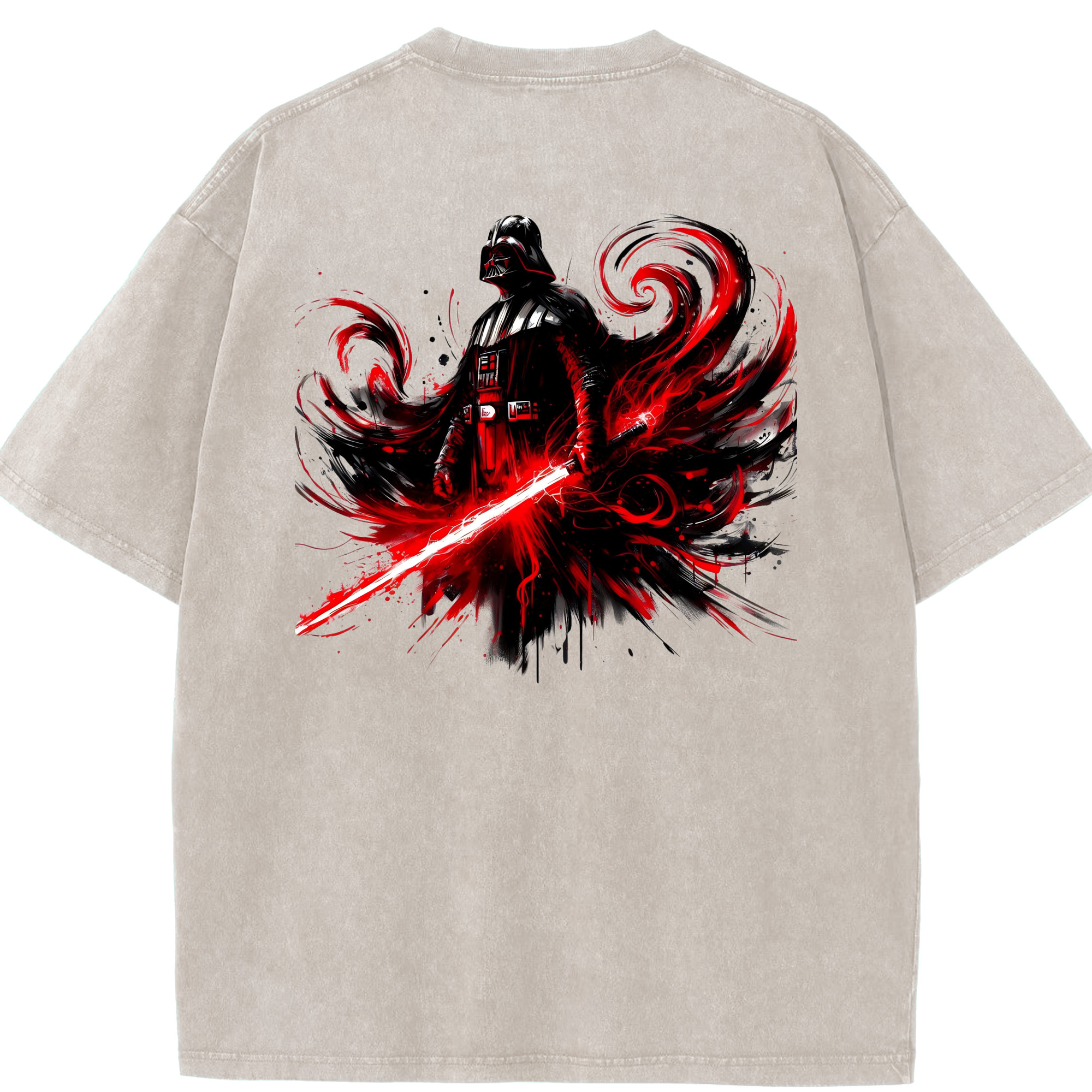 （画像用） スター・ウォーズ Star Wars 綿100% ヴィンテージ風 半袖Tシャツ（背面プリント）