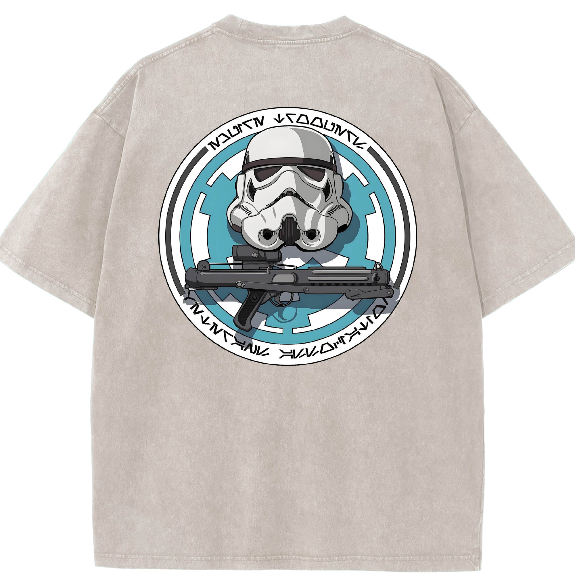 （画像用） スター・ウォーズ Star Wars 綿100% ヴィンテージ風 半袖Tシャツ（背面プリント）