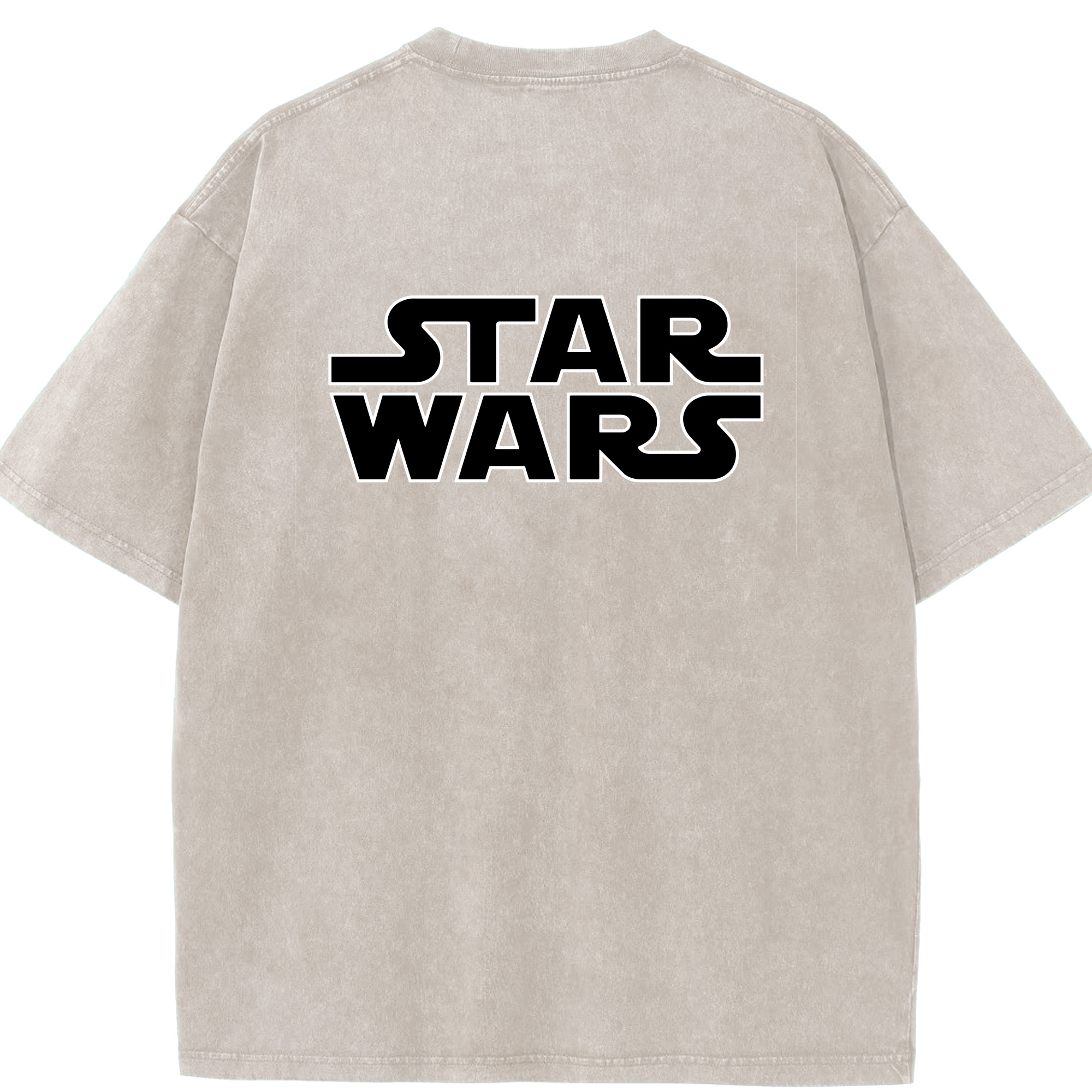 （画像用） スター・ウォーズ Star Wars 綿100% ヴィンテージ風 半袖Tシャツ（背面プリント）