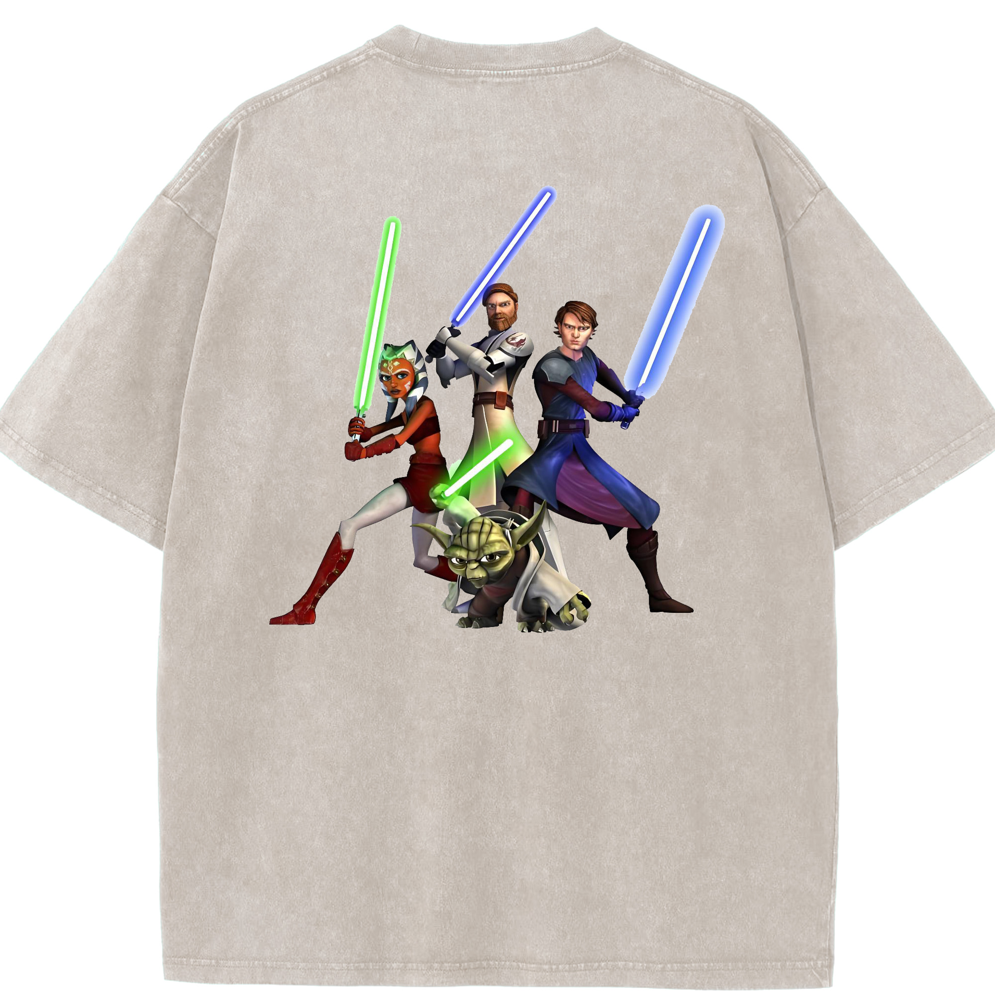 （画像用） スター・ウォーズ Star Wars 綿100% ヴィンテージ風 半袖Tシャツ（背面プリント）