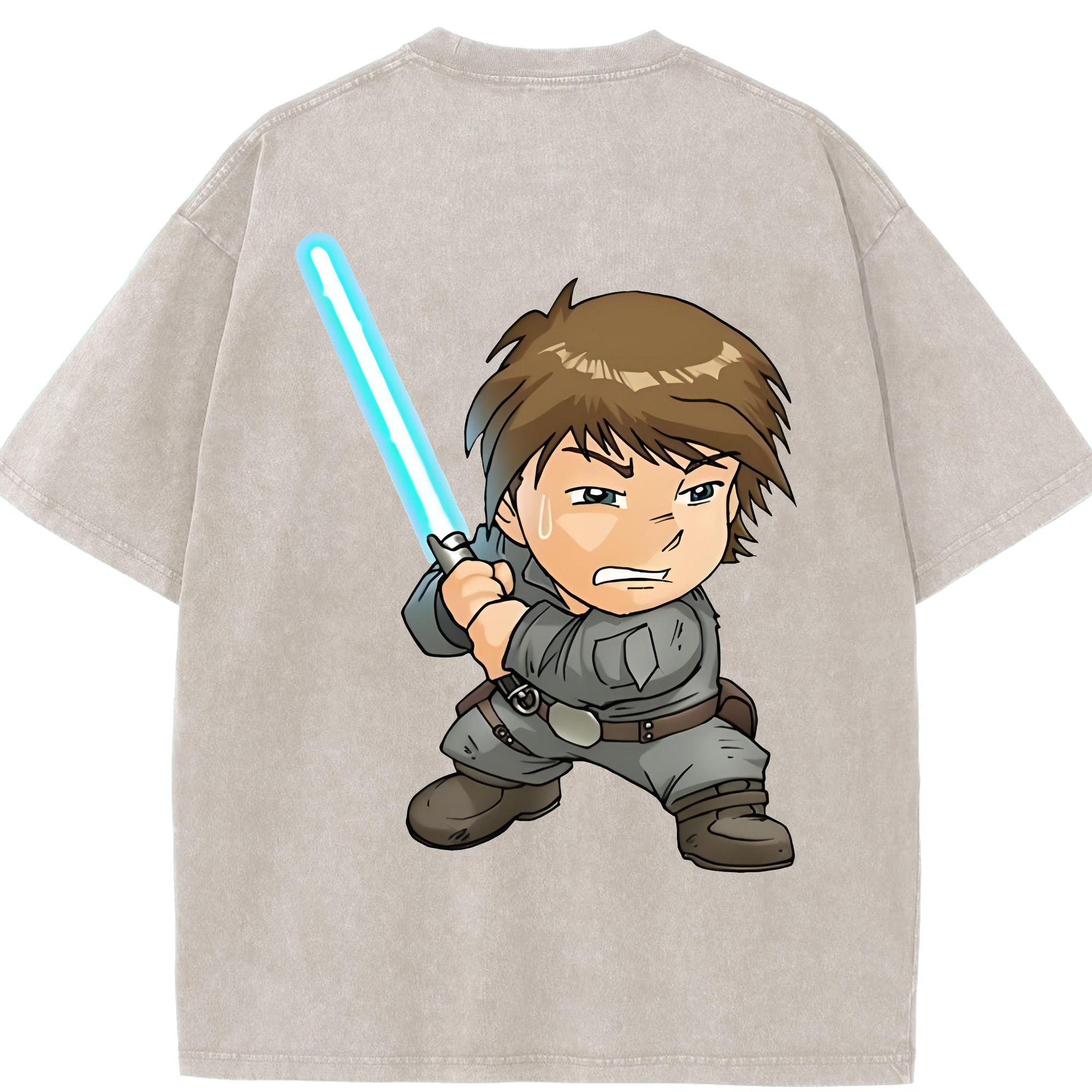（画像用） スター・ウォーズ Star Wars 綿100% ヴィンテージ風 半袖Tシャツ（背面プリント）