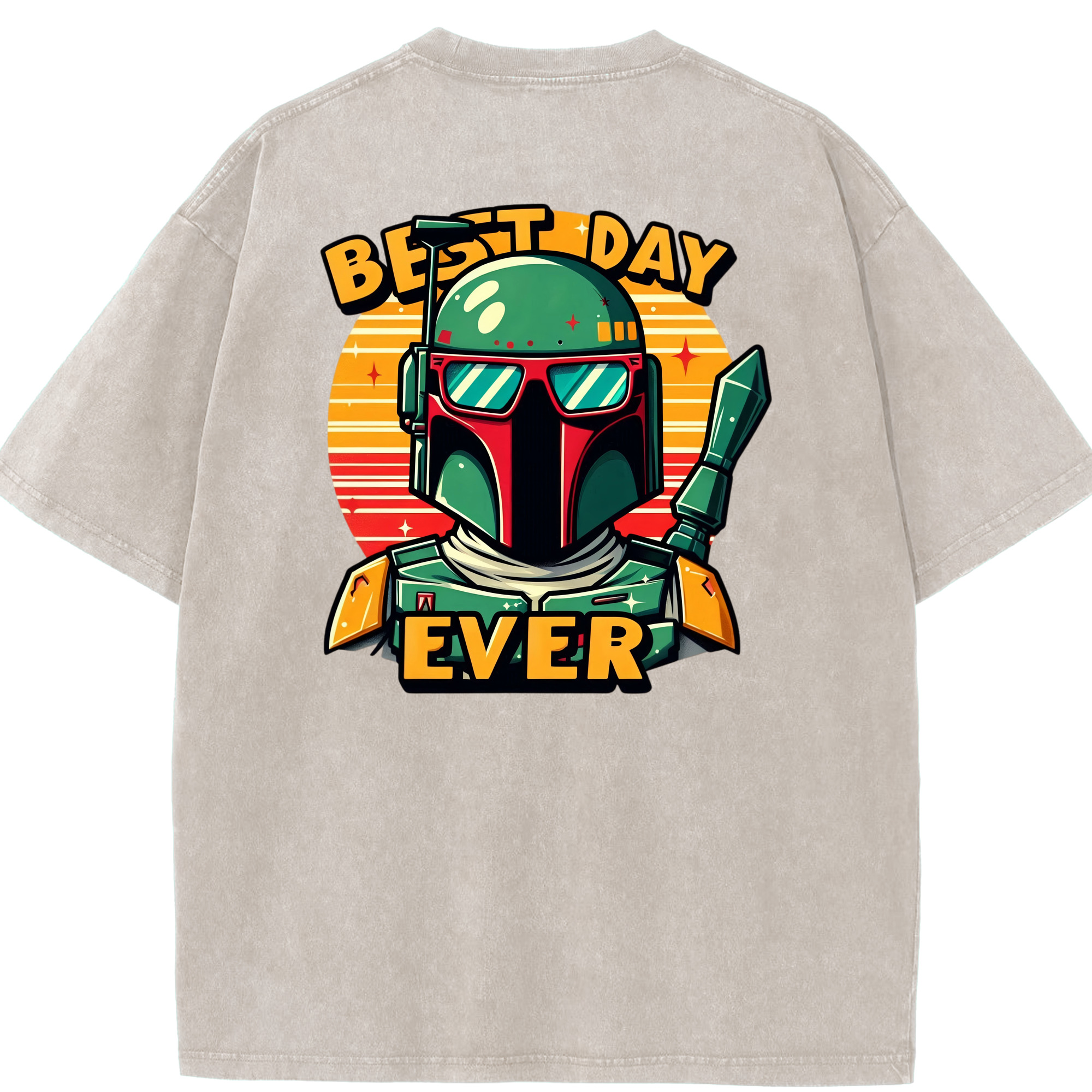 （画像用） スター・ウォーズ Star Wars 綿100% ヴィンテージ風 半袖Tシャツ（背面プリント）