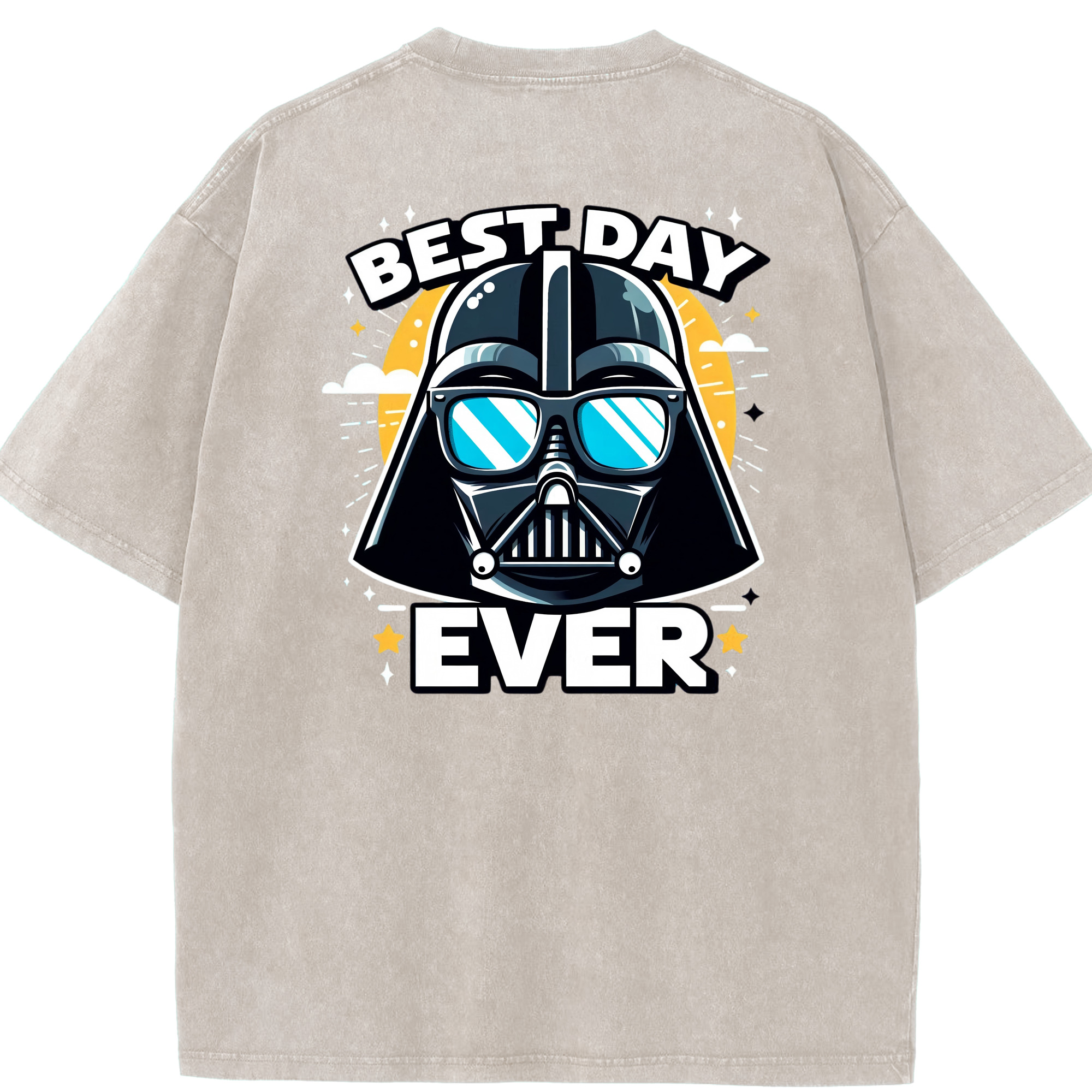 （画像用） スター・ウォーズ Star Wars 綿100% ヴィンテージ風 半袖Tシャツ（背面プリント）