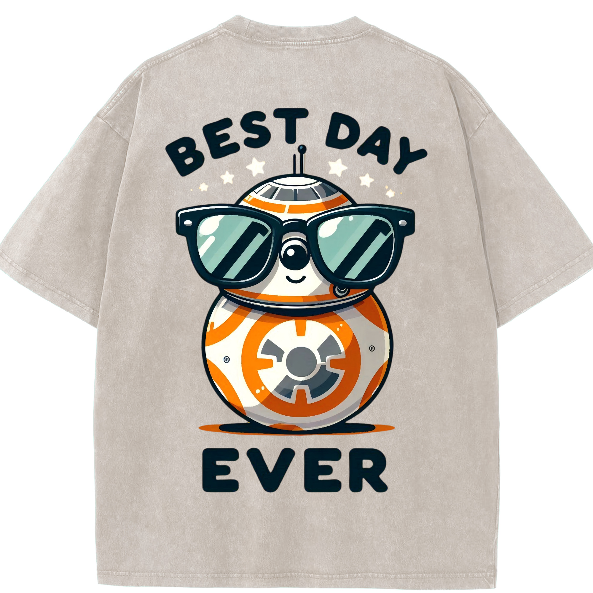 （画像用） スター・ウォーズ Star Wars 綿100% ヴィンテージ風 半袖Tシャツ（背面プリント）