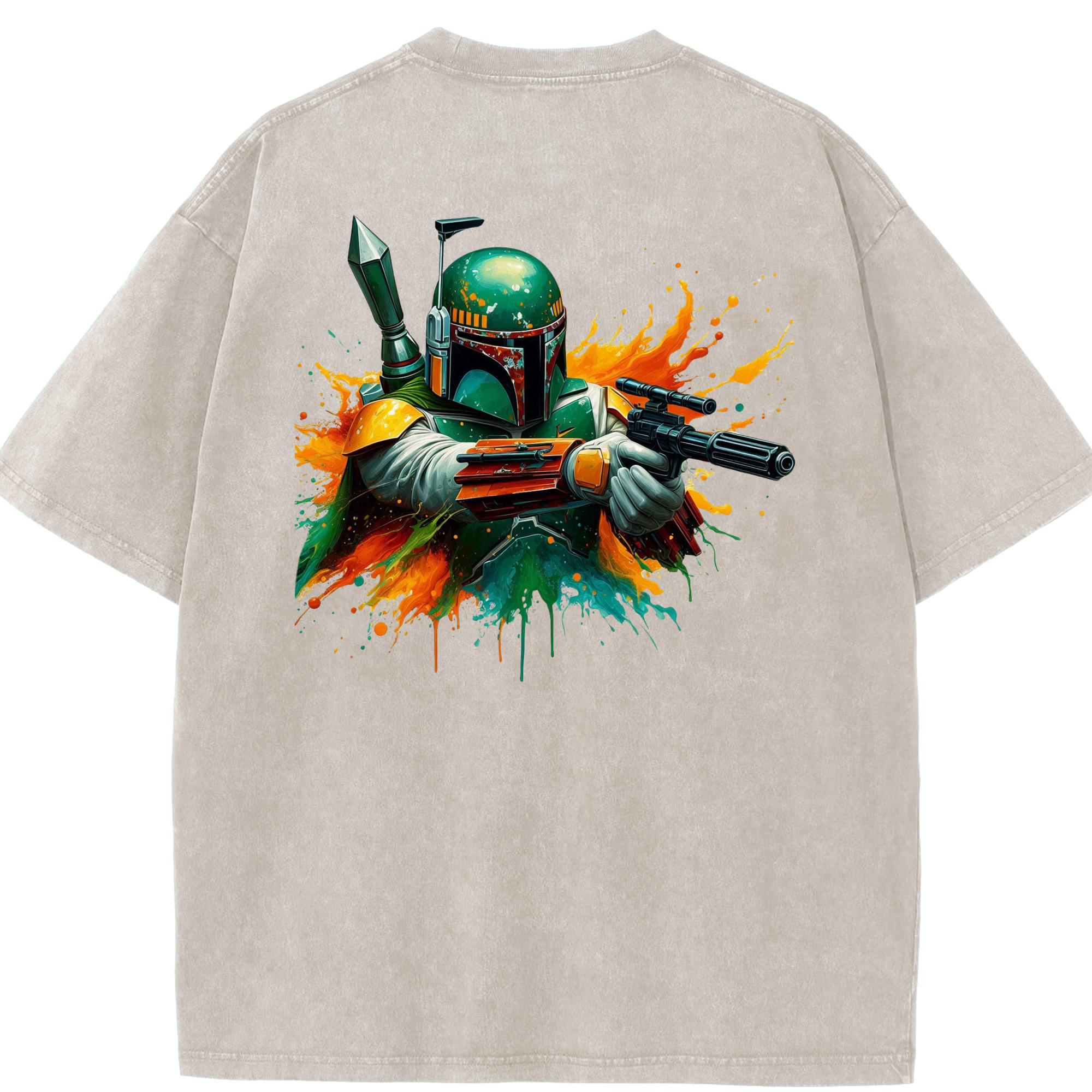 （画像用） スター・ウォーズ Star Wars 綿100% ヴィンテージ風 半袖Tシャツ（背面プリント）