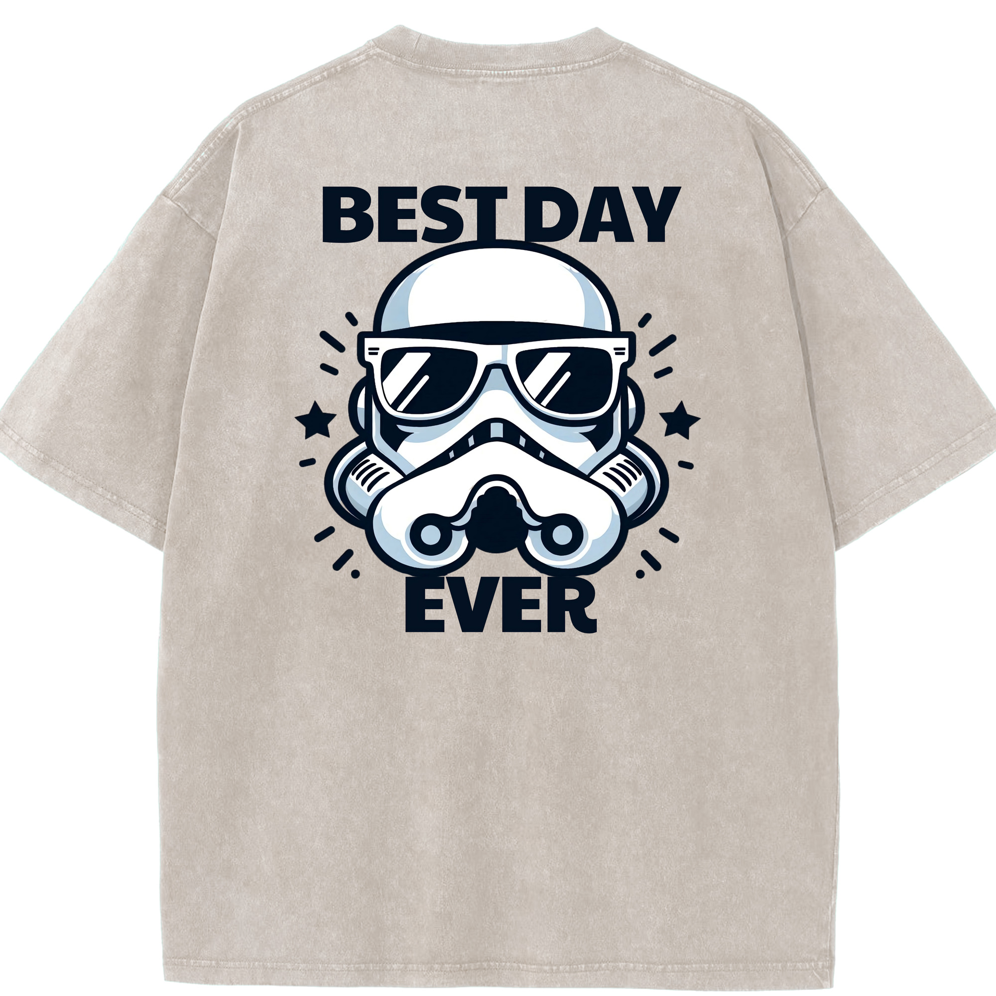 （画像用） スター・ウォーズ Star Wars 綿100% ヴィンテージ風 半袖Tシャツ（背面プリント）