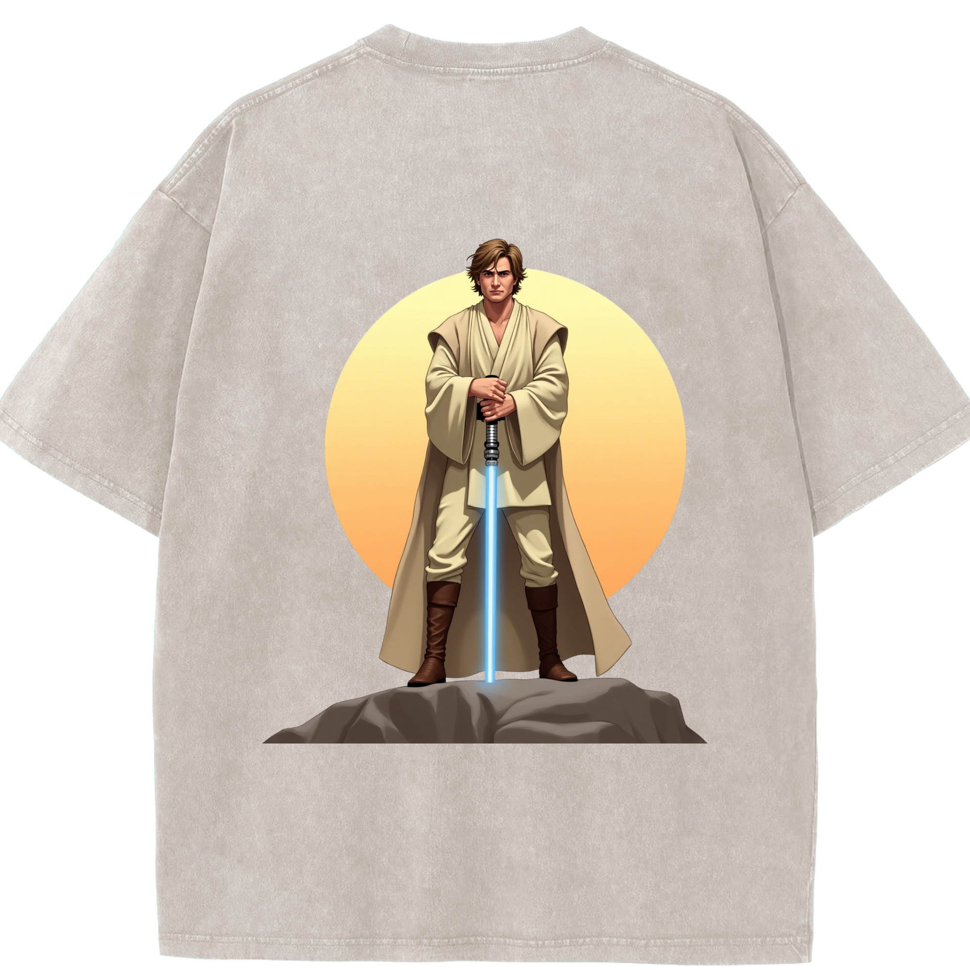 （画像用） スター・ウォーズ Star Wars 綿100% ヴィンテージ風 半袖Tシャツ（背面プリント）