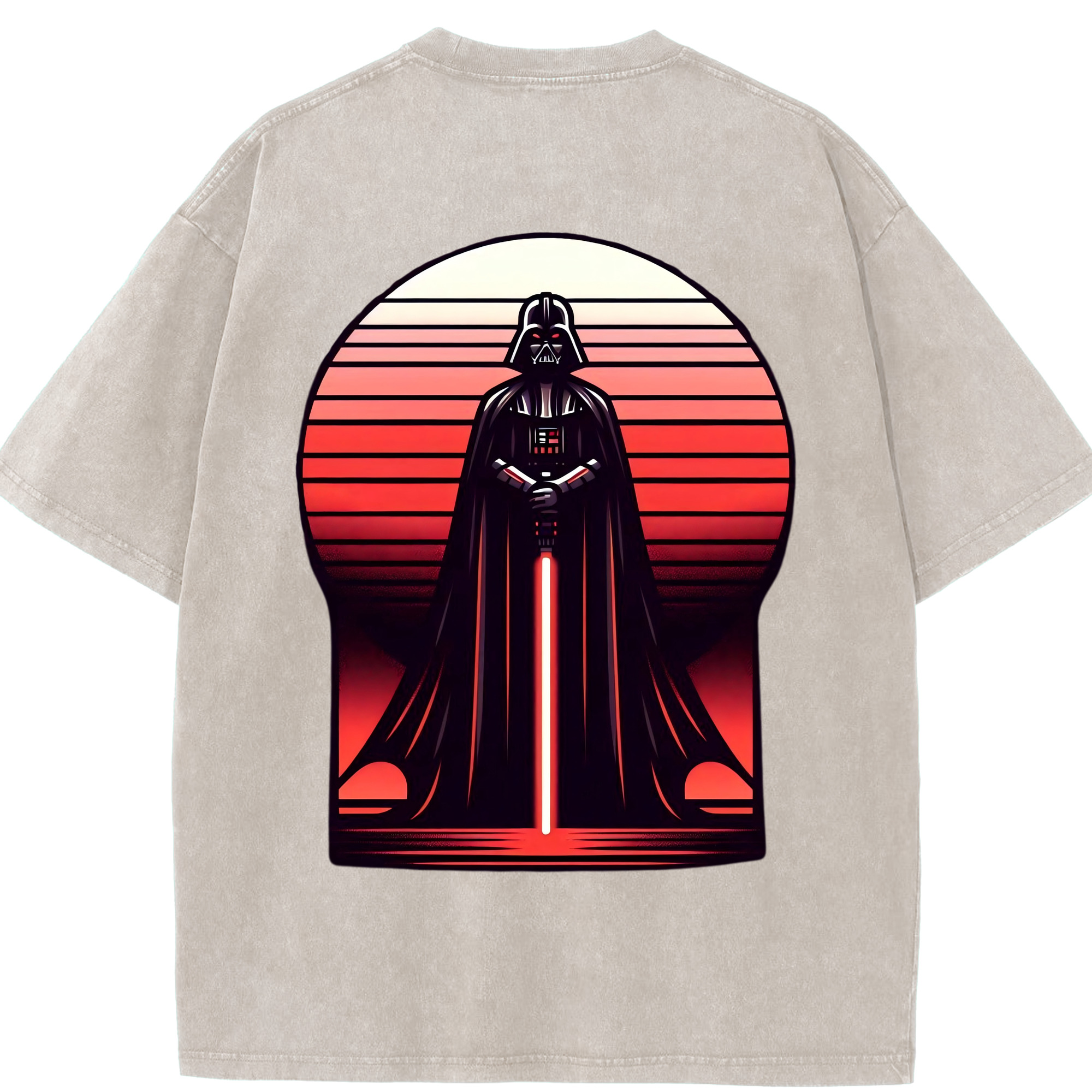 （画像用） スター・ウォーズ Star Wars 綿100% ヴィンテージ風 半袖Tシャツ（背面プリント）