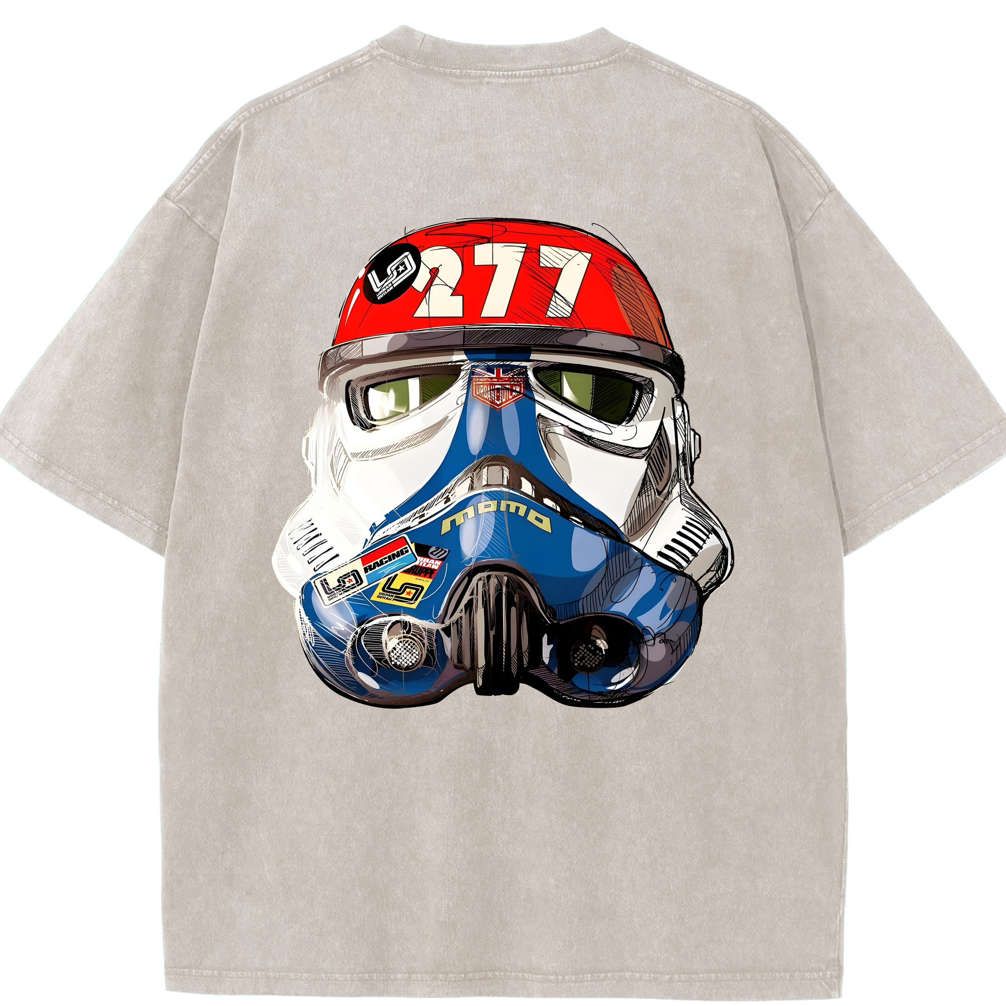 （画像用） スター・ウォーズ Star Wars 綿100% ヴィンテージ風 半袖Tシャツ（背面プリント）