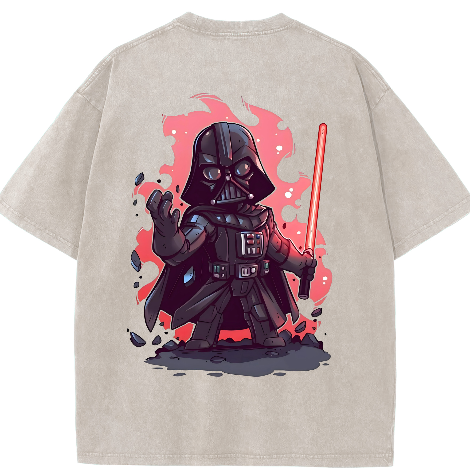 （画像用） スター・ウォーズ Star Wars 綿100% ヴィンテージ風 半袖Tシャツ（背面プリント）
