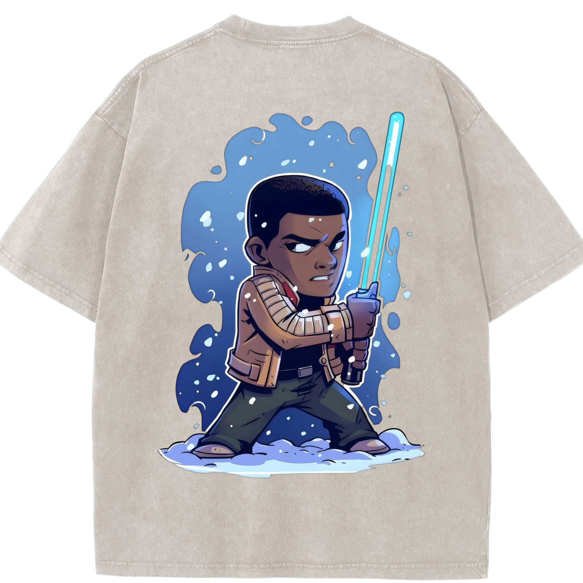 （画像用） スター・ウォーズ Star Wars 綿100% ヴィンテージ風 半袖Tシャツ（背面プリント）