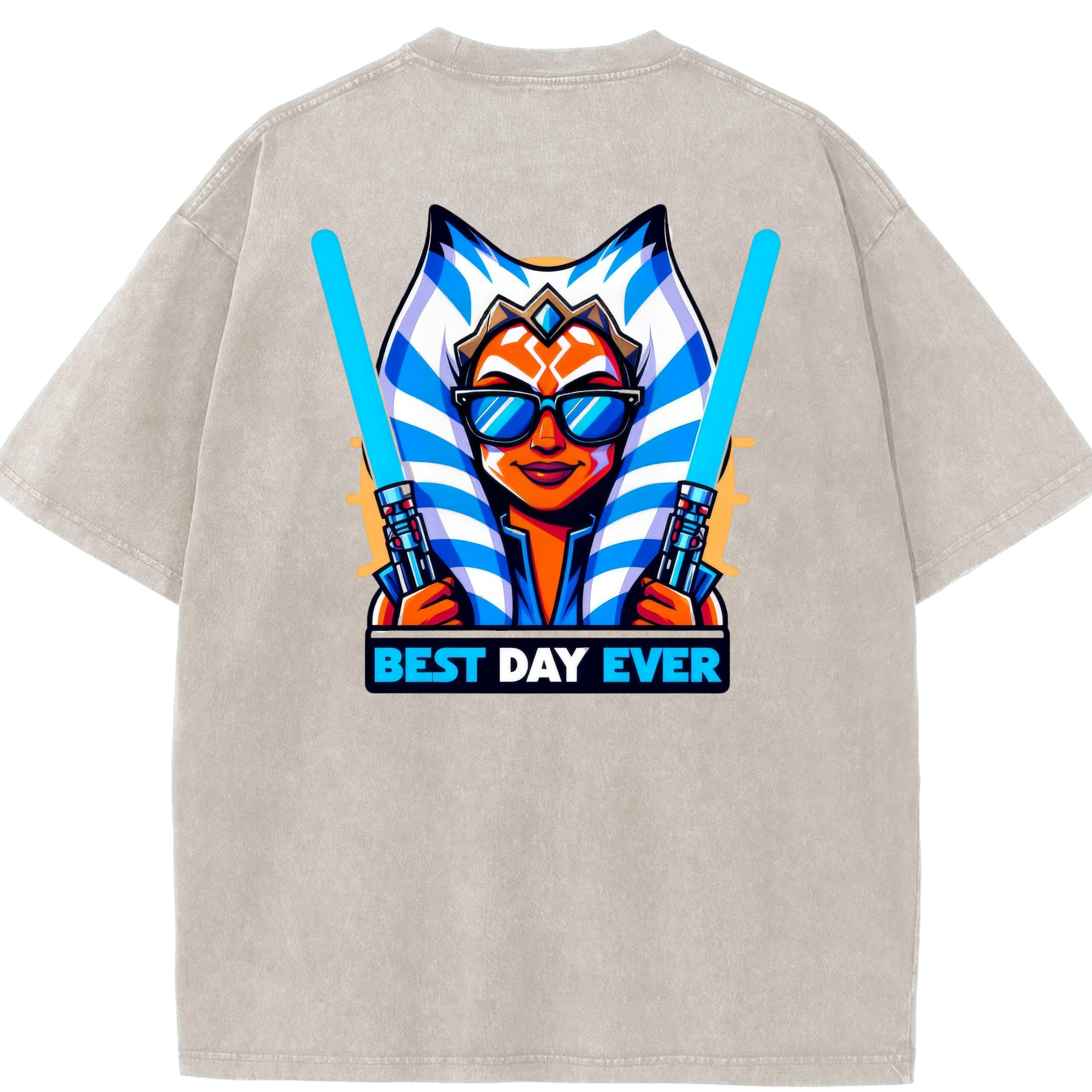 （画像用） スター・ウォーズ Star Wars 綿100% ヴィンテージ風 半袖Tシャツ（背面プリント）