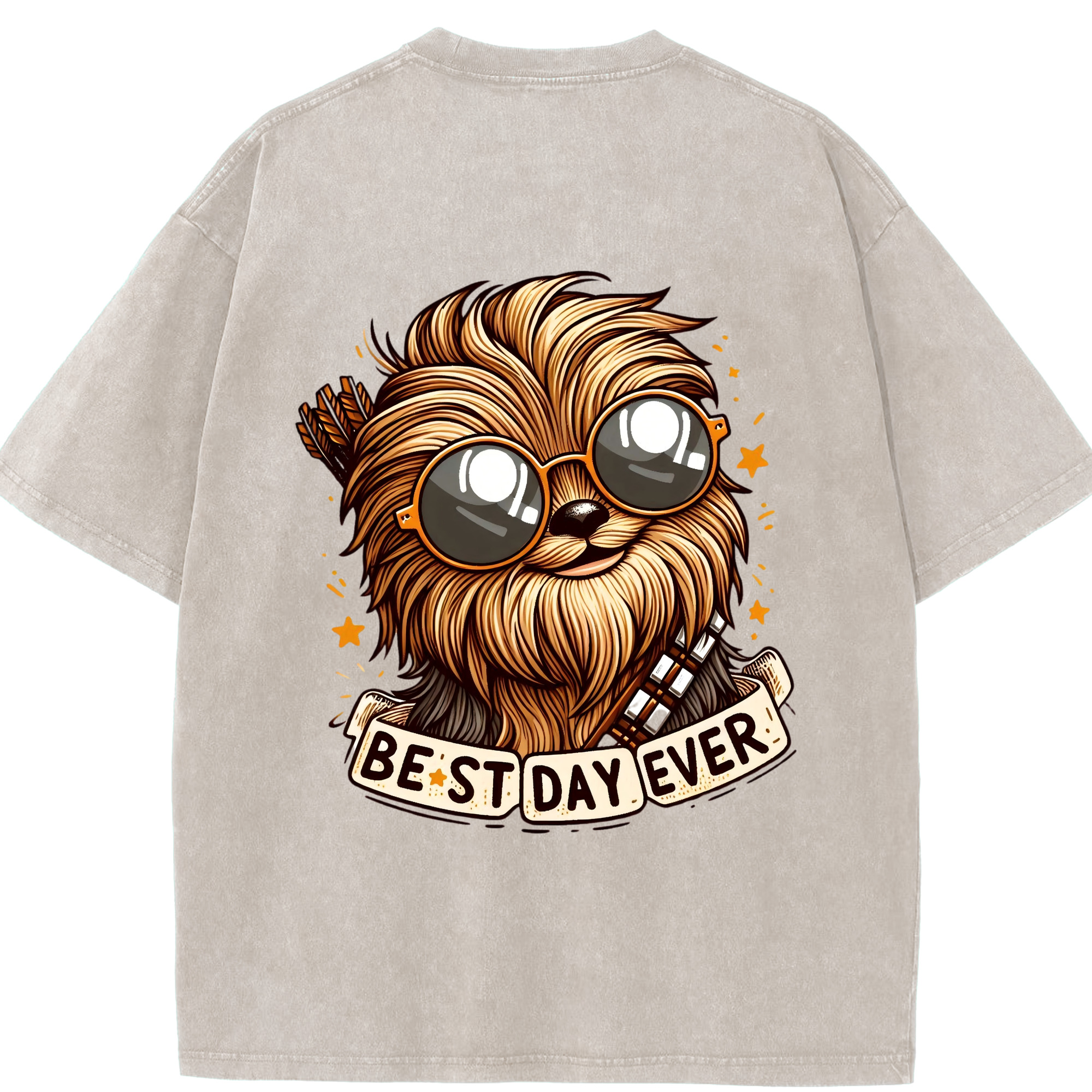 （画像用） スター・ウォーズ Star Wars 綿100% ヴィンテージ風 半袖Tシャツ（背面プリント）