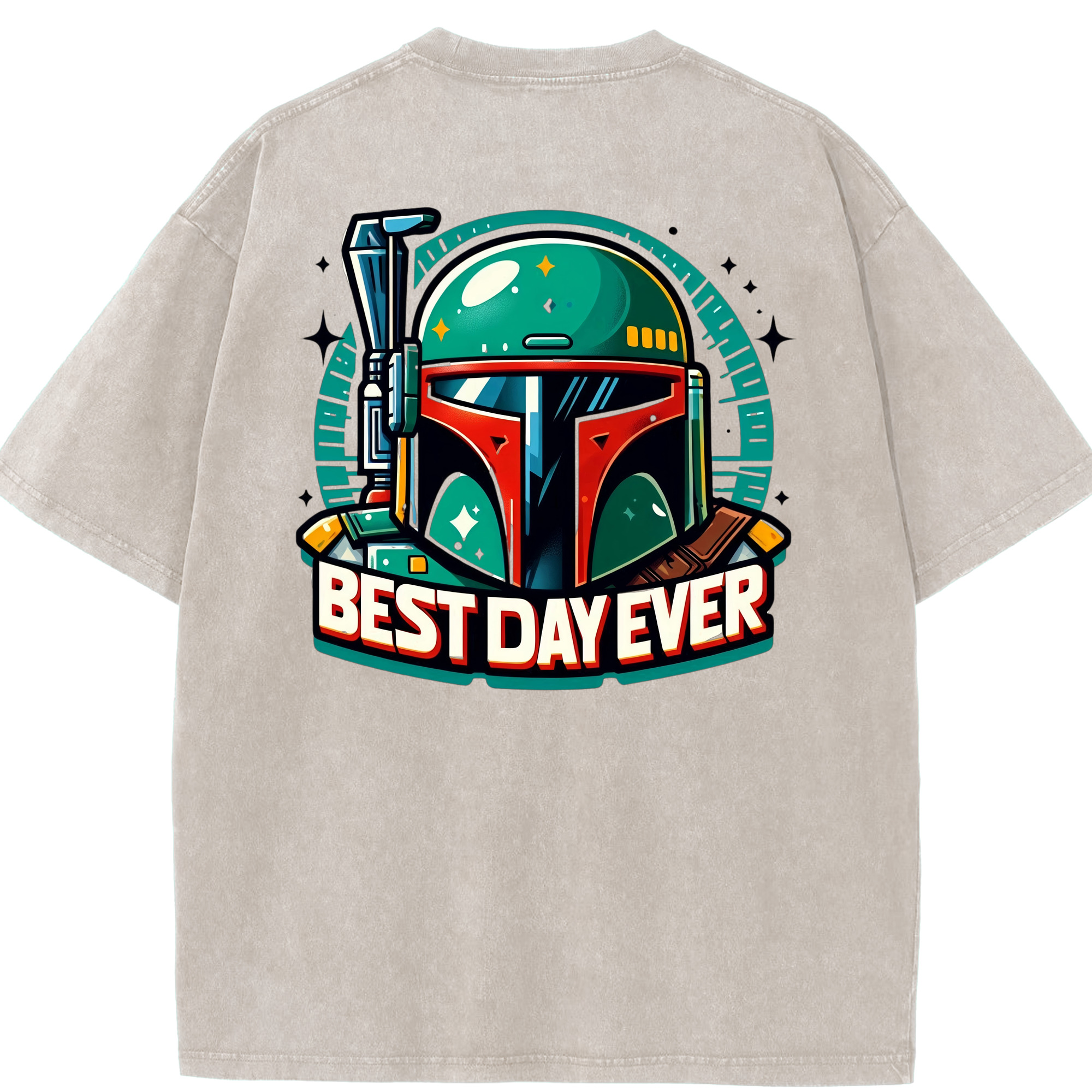 （画像用） スター・ウォーズ Star Wars 綿100% ヴィンテージ風 半袖Tシャツ（背面プリント）