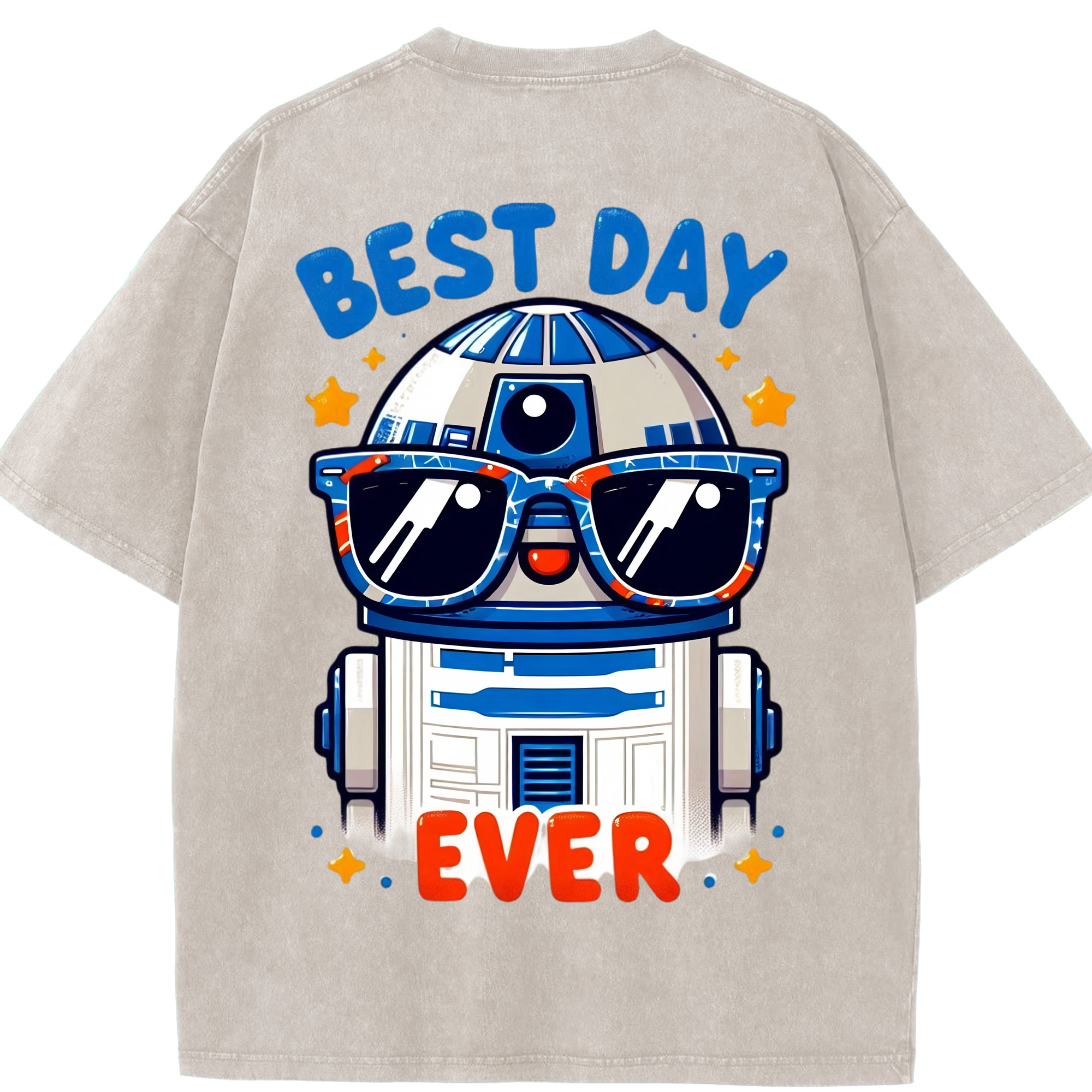 （画像用） スター・ウォーズ Star Wars 綿100% ヴィンテージ風 半袖Tシャツ（背面プリント）