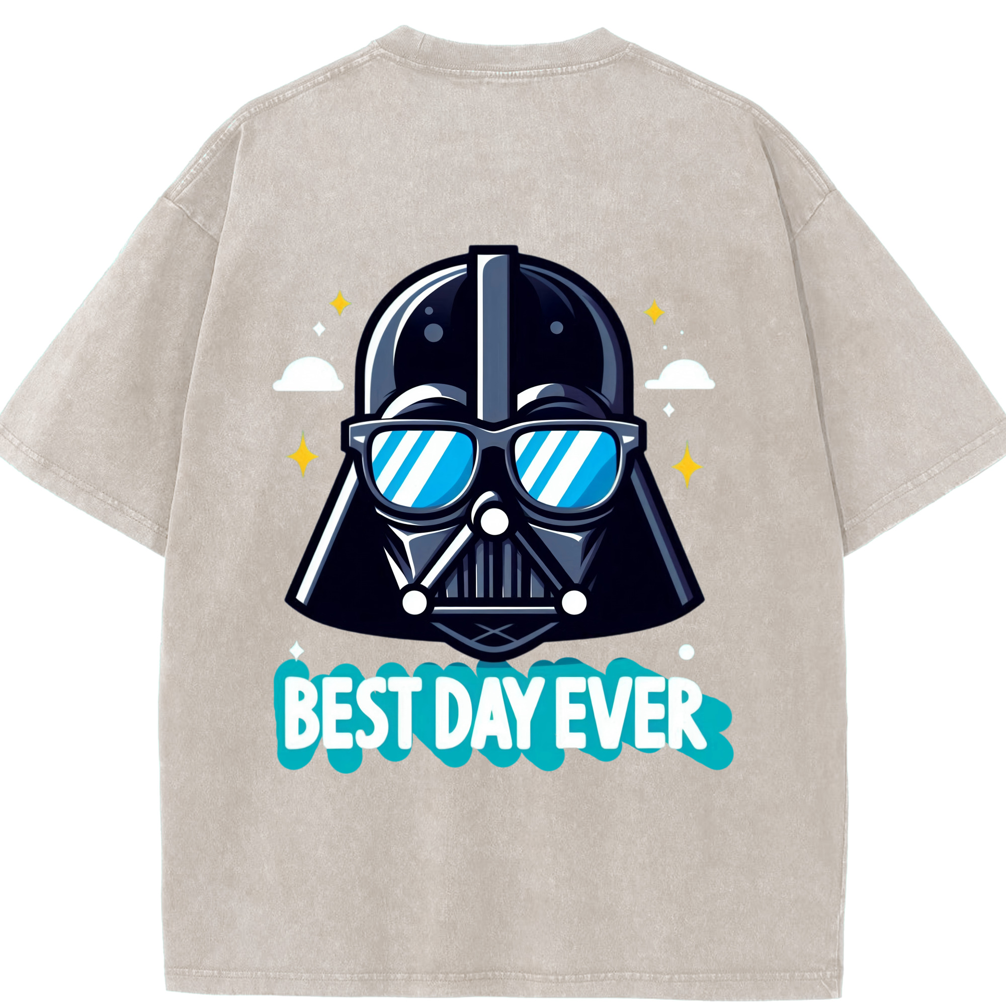 （画像用） スター・ウォーズ Star Wars 綿100% ヴィンテージ風 半袖Tシャツ（背面プリント）