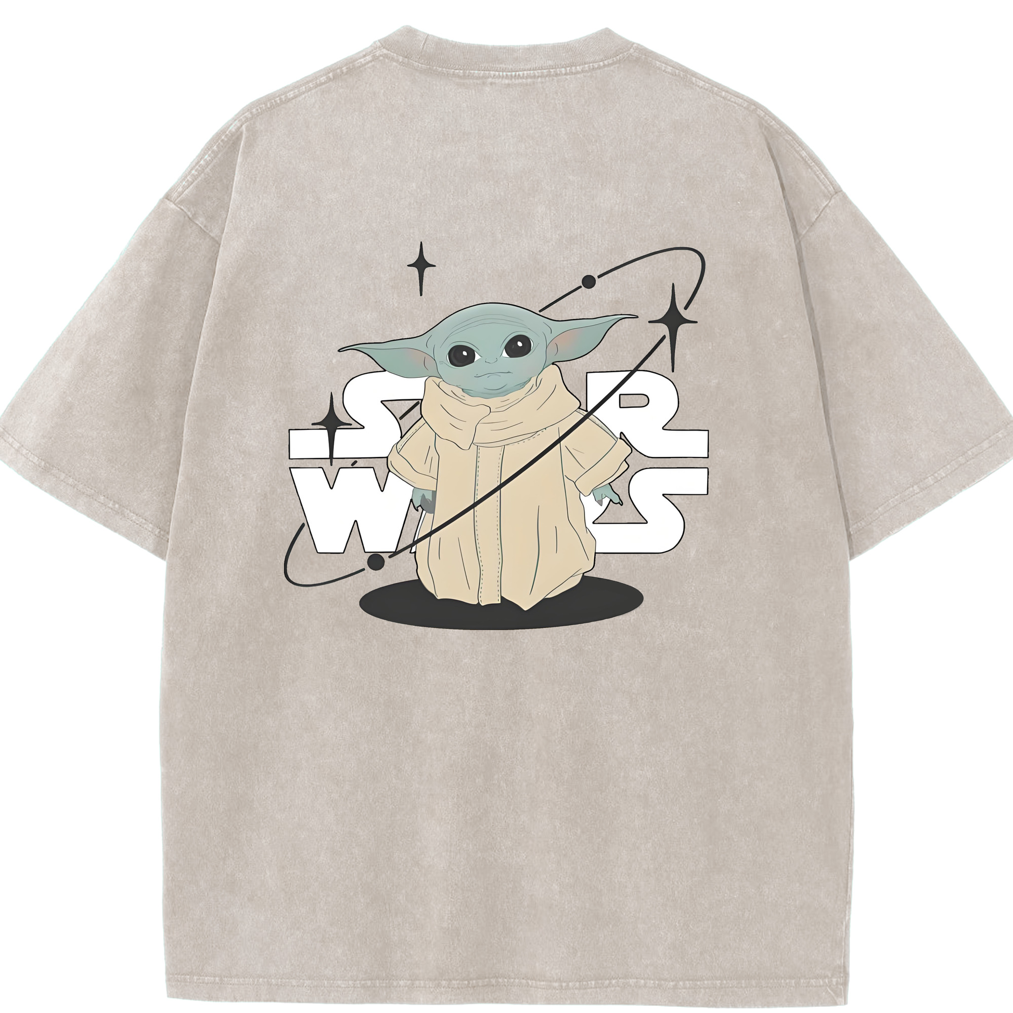 （画像用） スター・ウォーズ Star Wars 綿100% ヴィンテージ風 半袖Tシャツ（背面プリント）