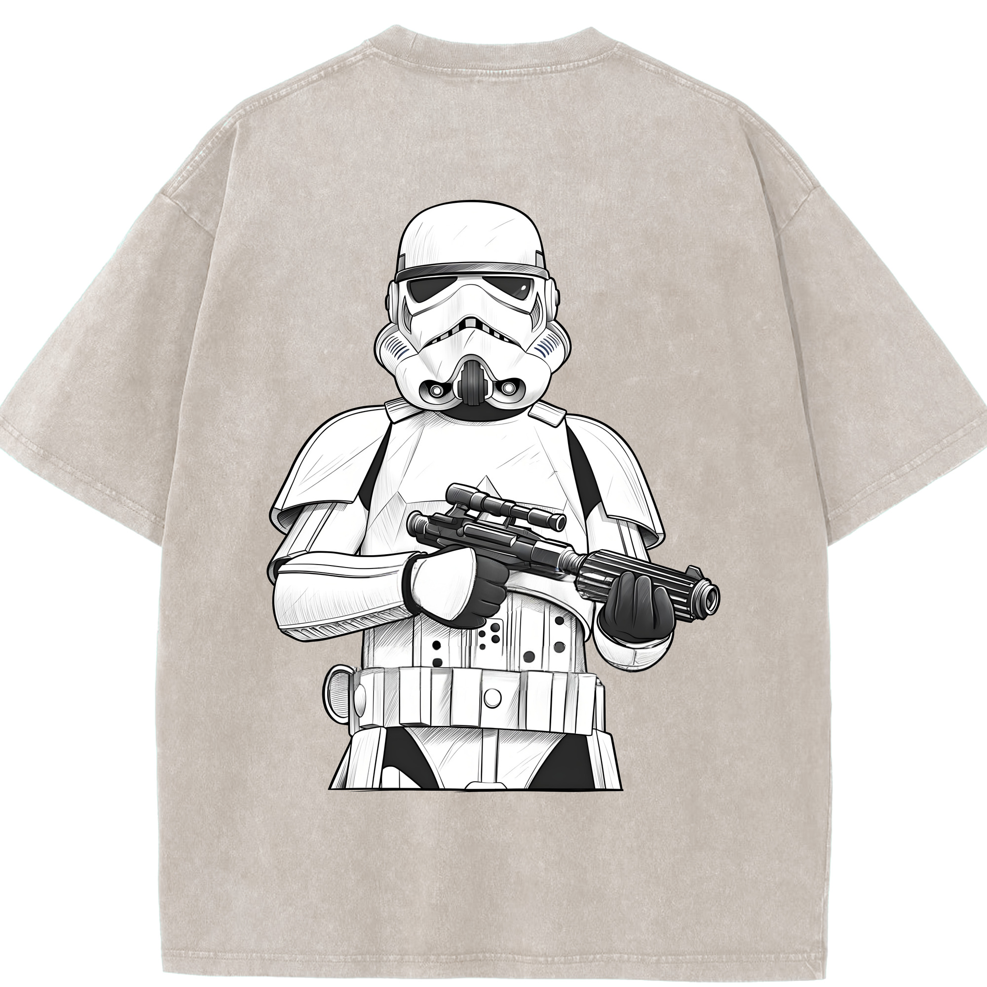 （画像用） スター・ウォーズ Star Wars 綿100% ヴィンテージ風 半袖Tシャツ（背面プリント）