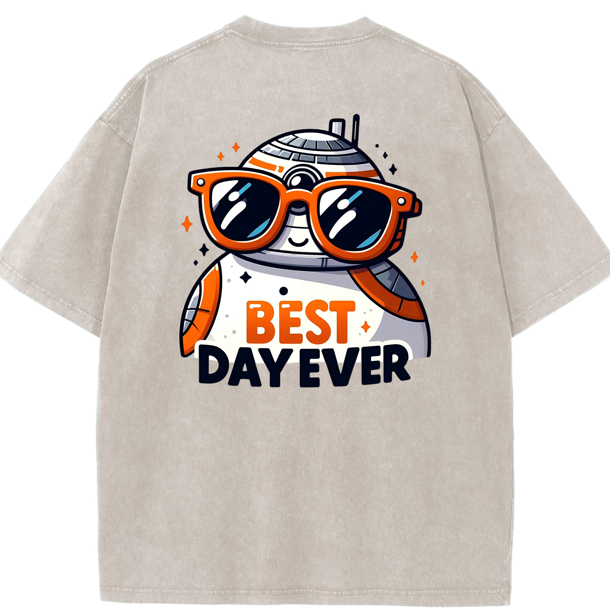 （画像用） スター・ウォーズ Star Wars 綿100% ヴィンテージ風 半袖Tシャツ（背面プリント）