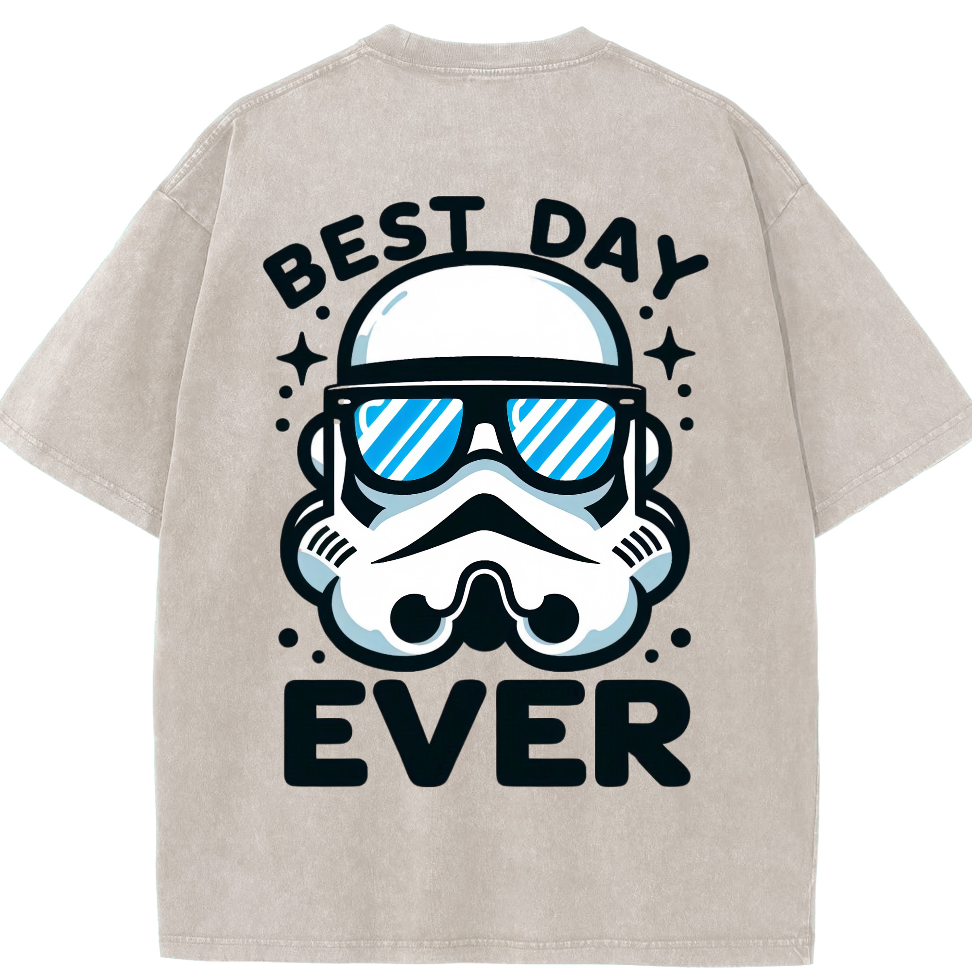 （画像用） スター・ウォーズ Star Wars 綿100% ヴィンテージ風 半袖Tシャツ（背面プリント）