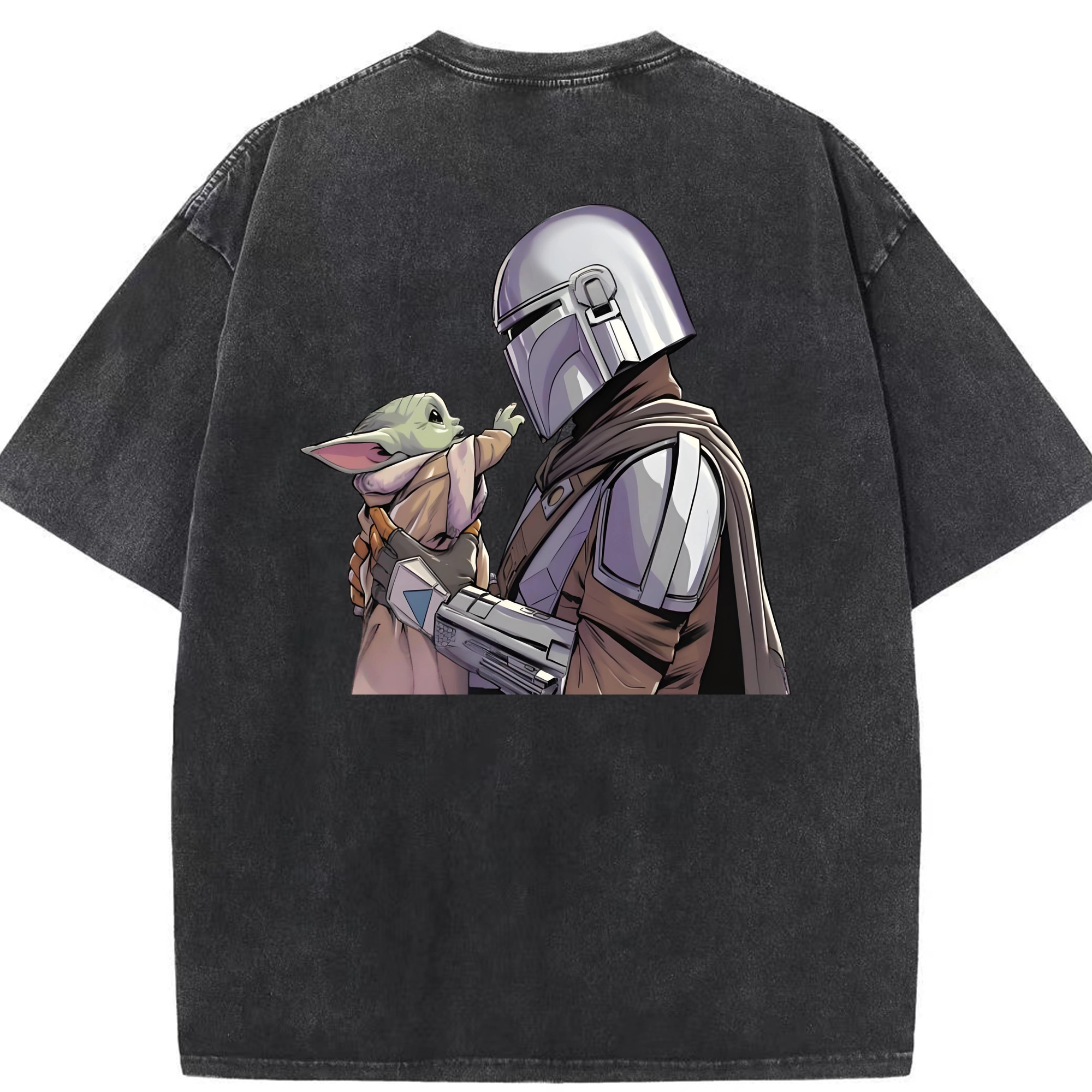 （画像用） スター・ウォーズ Star Wars 綿100% ヴィンテージ風 半袖Tシャツ（背面プリント）