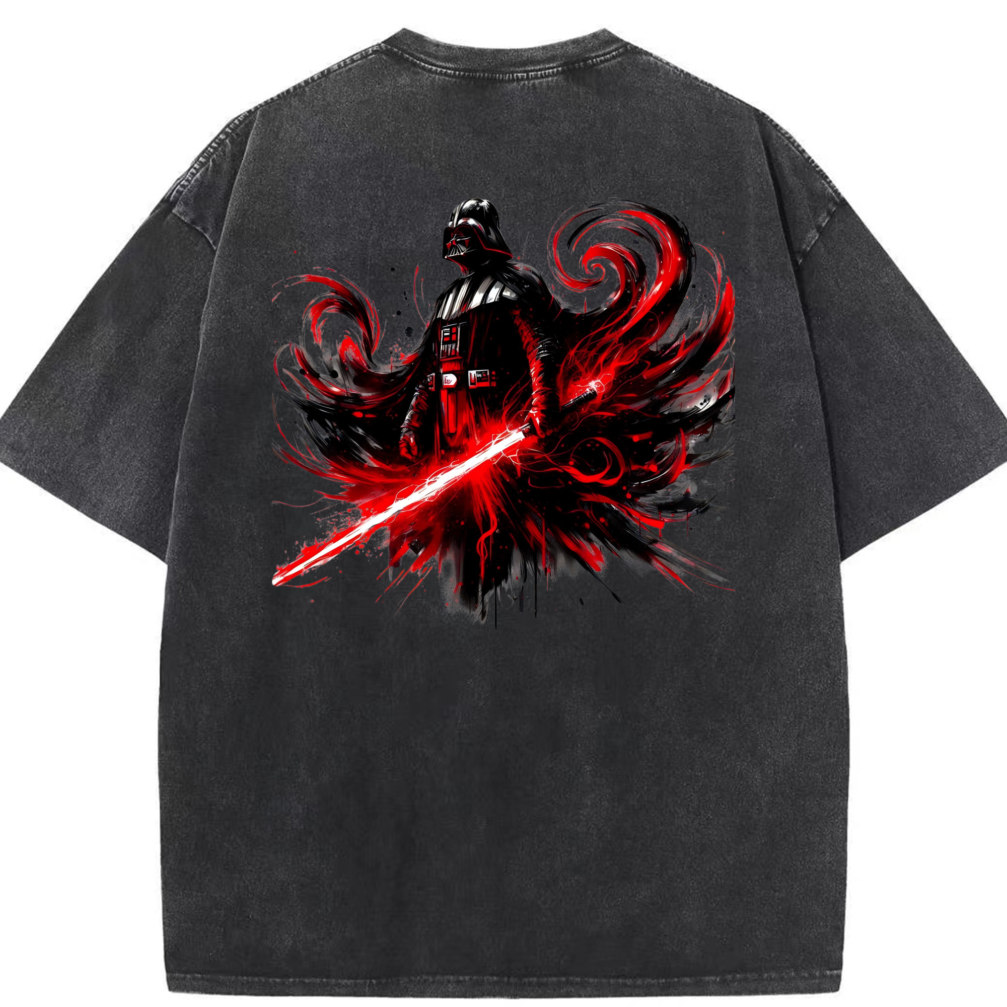 （画像用） スター・ウォーズ Star Wars 綿100% ヴィンテージ風 半袖Tシャツ（背面プリント）
