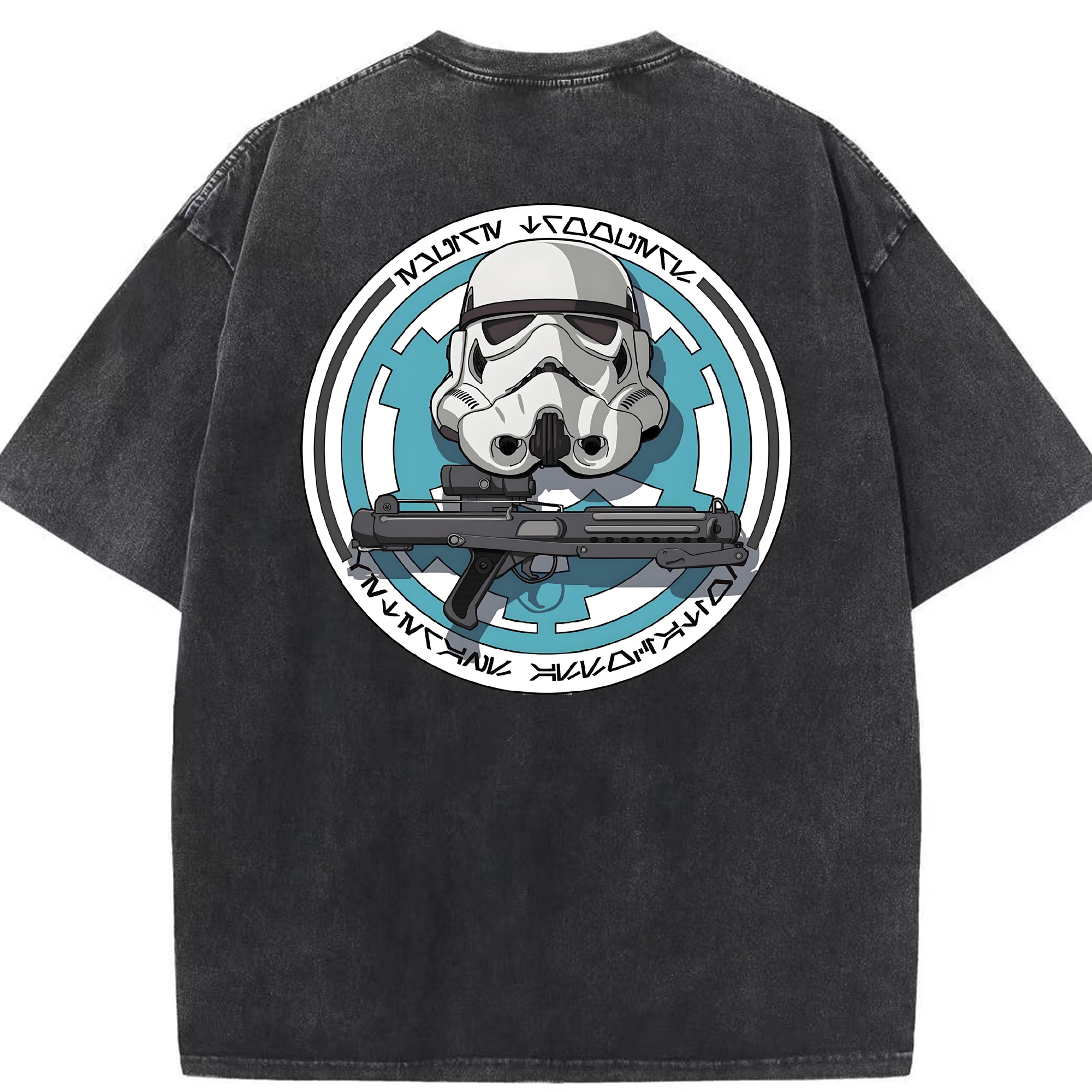 （画像用） スター・ウォーズ Star Wars 綿100% ヴィンテージ風 半袖Tシャツ（背面プリント）