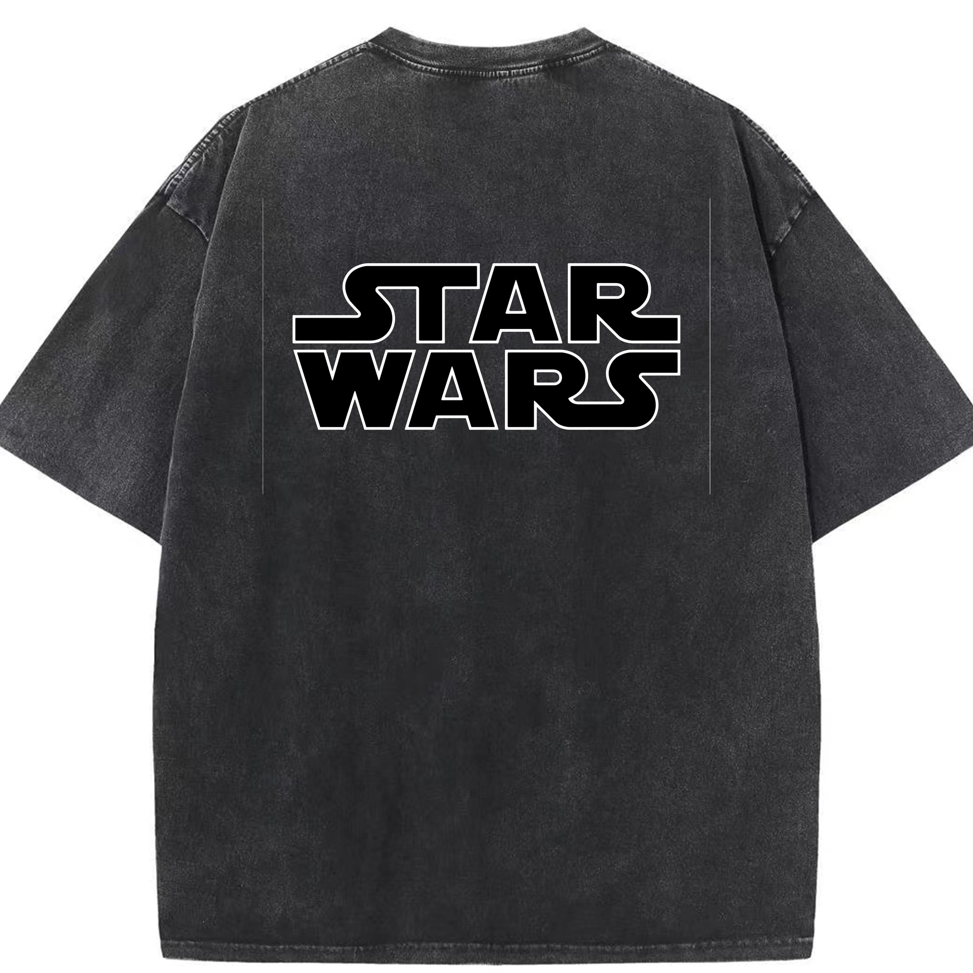 （画像用） スター・ウォーズ Star Wars 綿100% ヴィンテージ風 半袖Tシャツ（背面プリント）