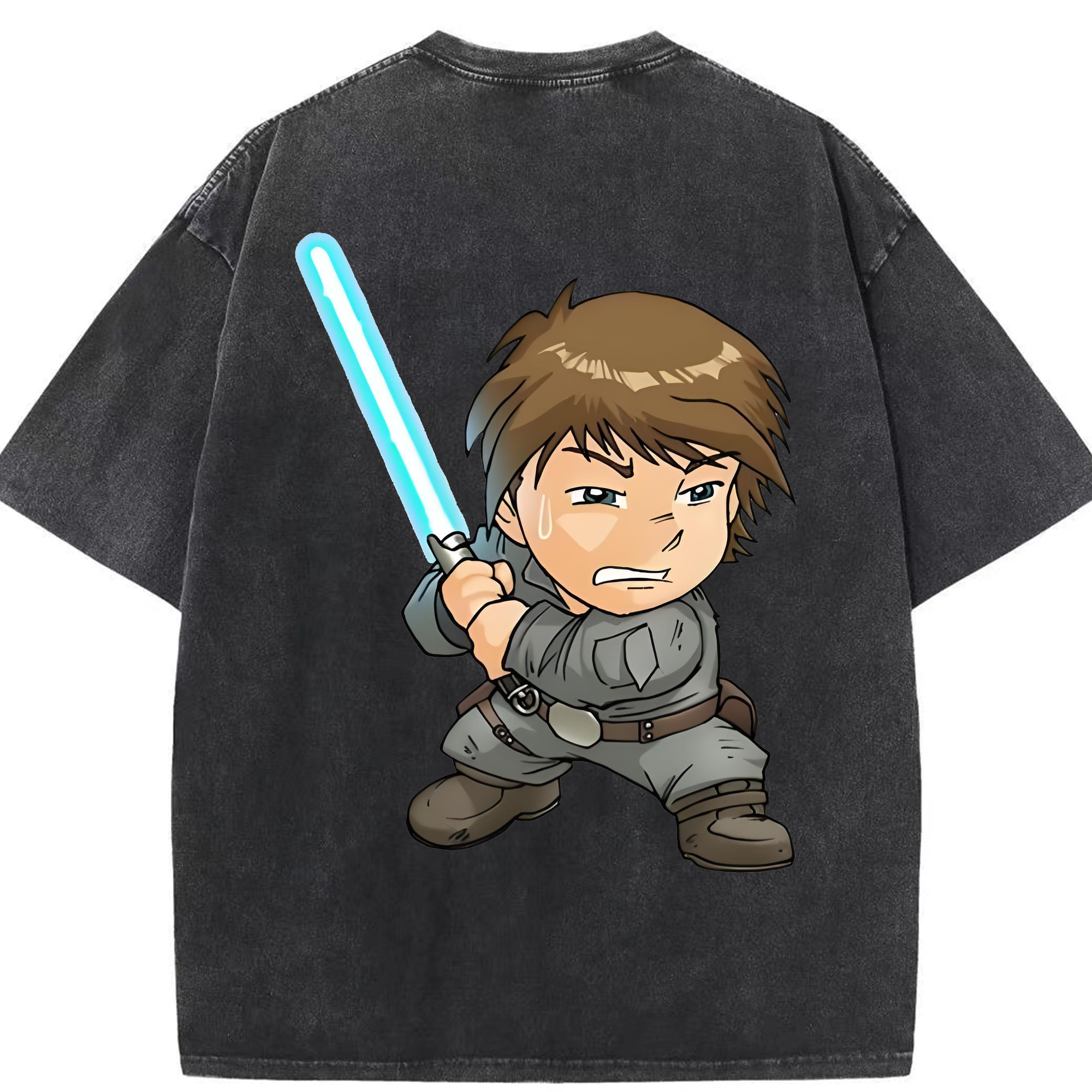 （画像用） スター・ウォーズ Star Wars 綿100% ヴィンテージ風 半袖Tシャツ（背面プリント）