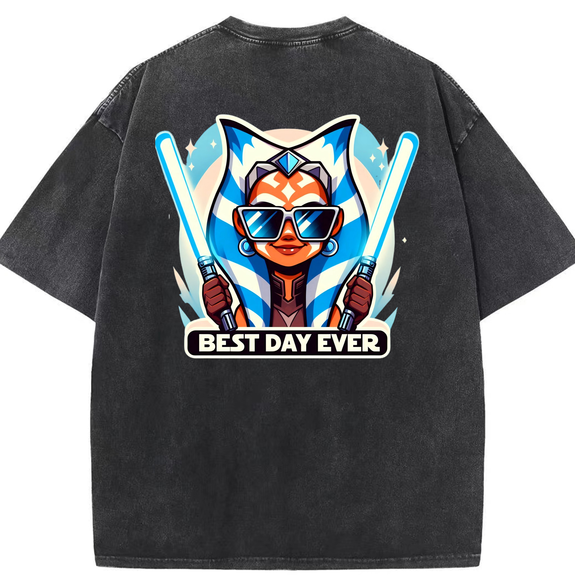 （画像用） スター・ウォーズ Star Wars 綿100% ヴィンテージ風 半袖Tシャツ（背面プリント）